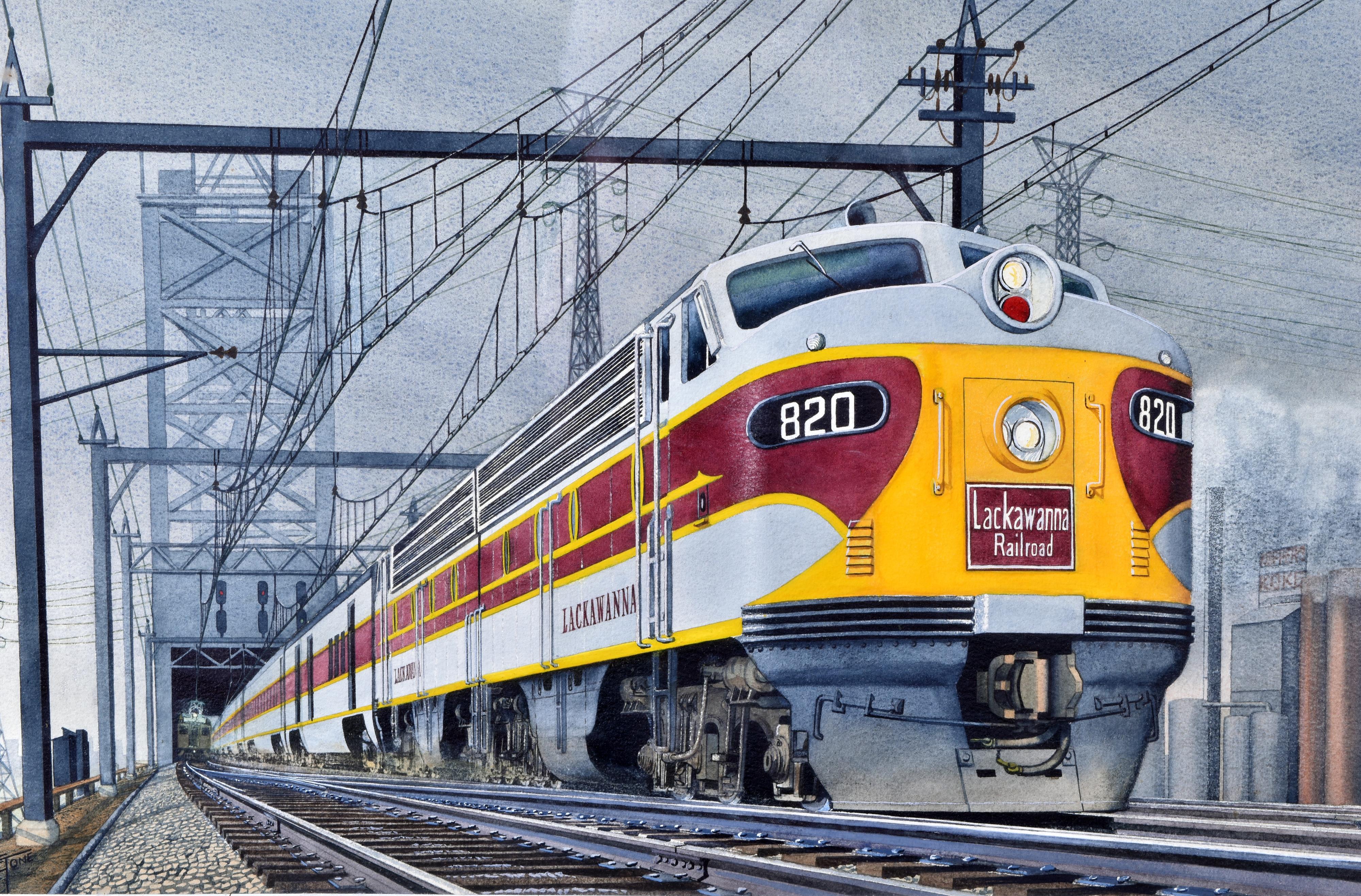 307 - Lackawanna E8s Under the Wires thumbnail