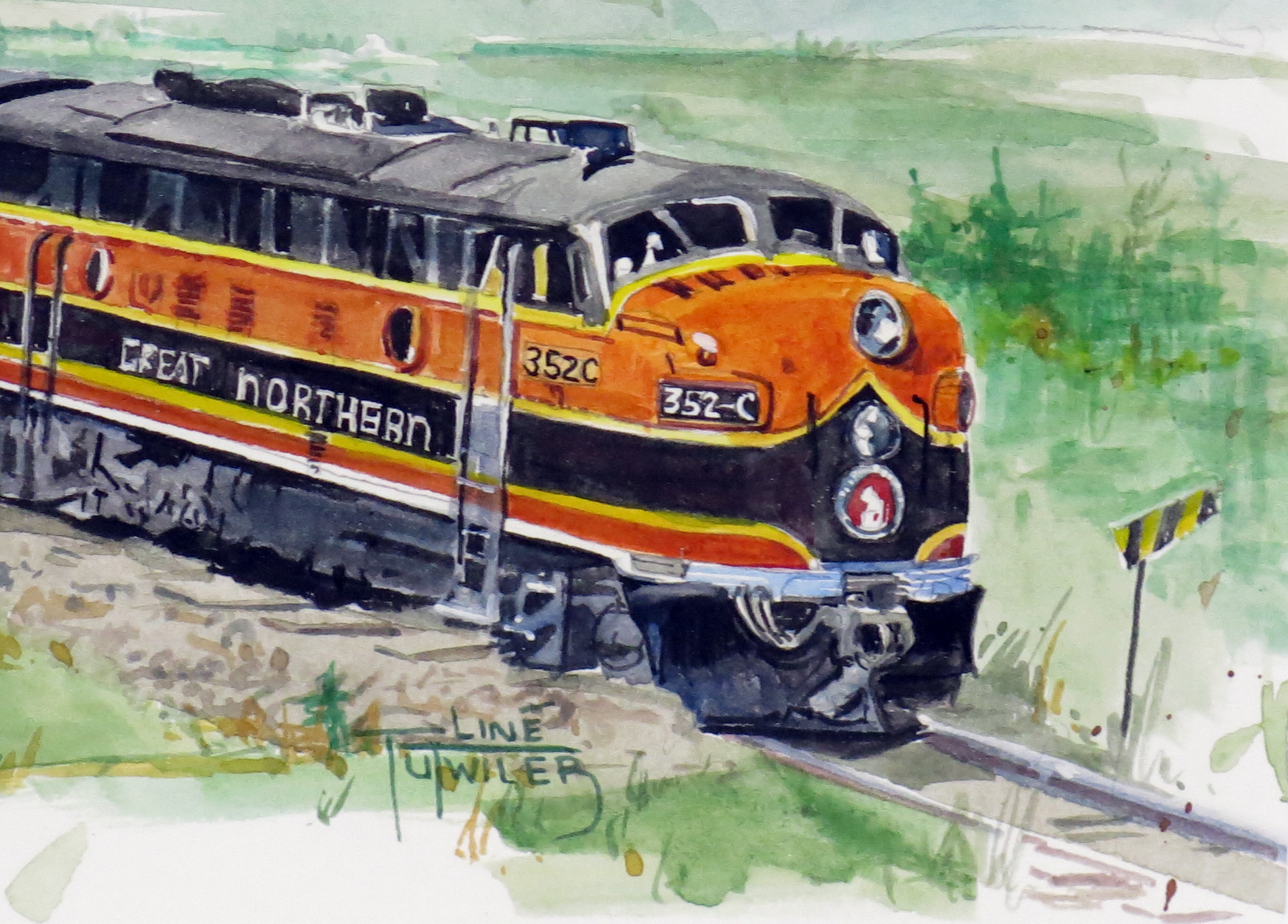 309 - Through the Mountain Valley - Great Northern Railway thumbnail