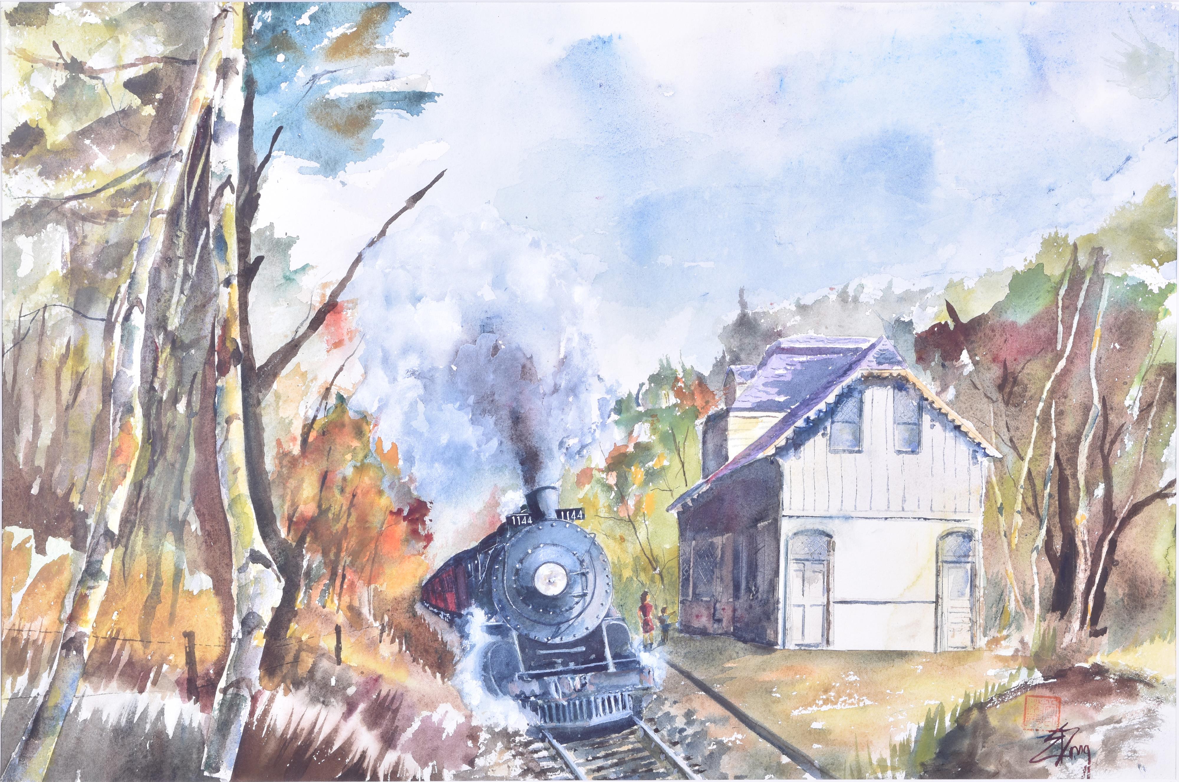 313 - Untitled Steam Locomotive #1134 Landscape thumbnail