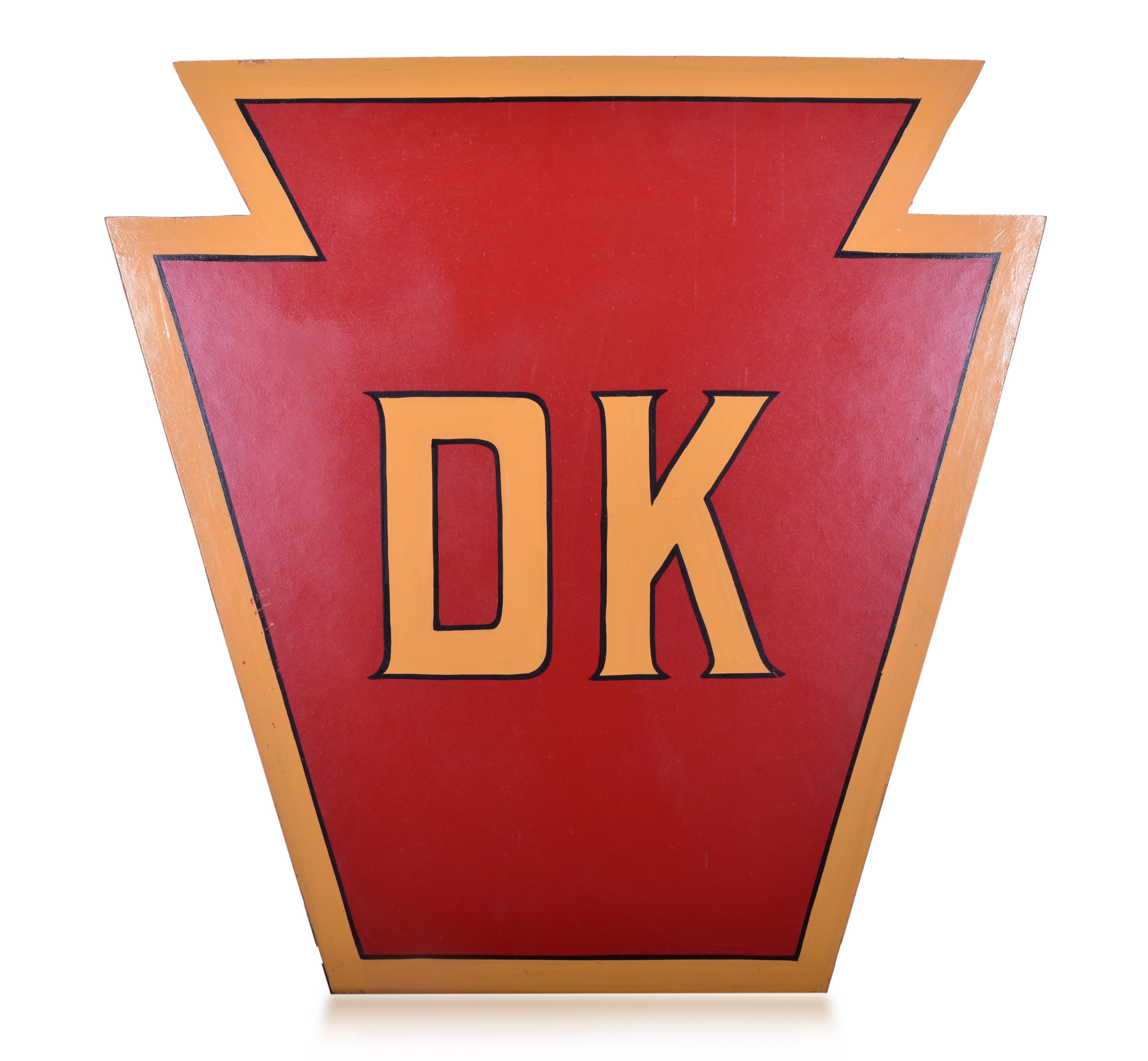 18 - Replica Pennsylvania Railroad DK Tower Sign thumbnail