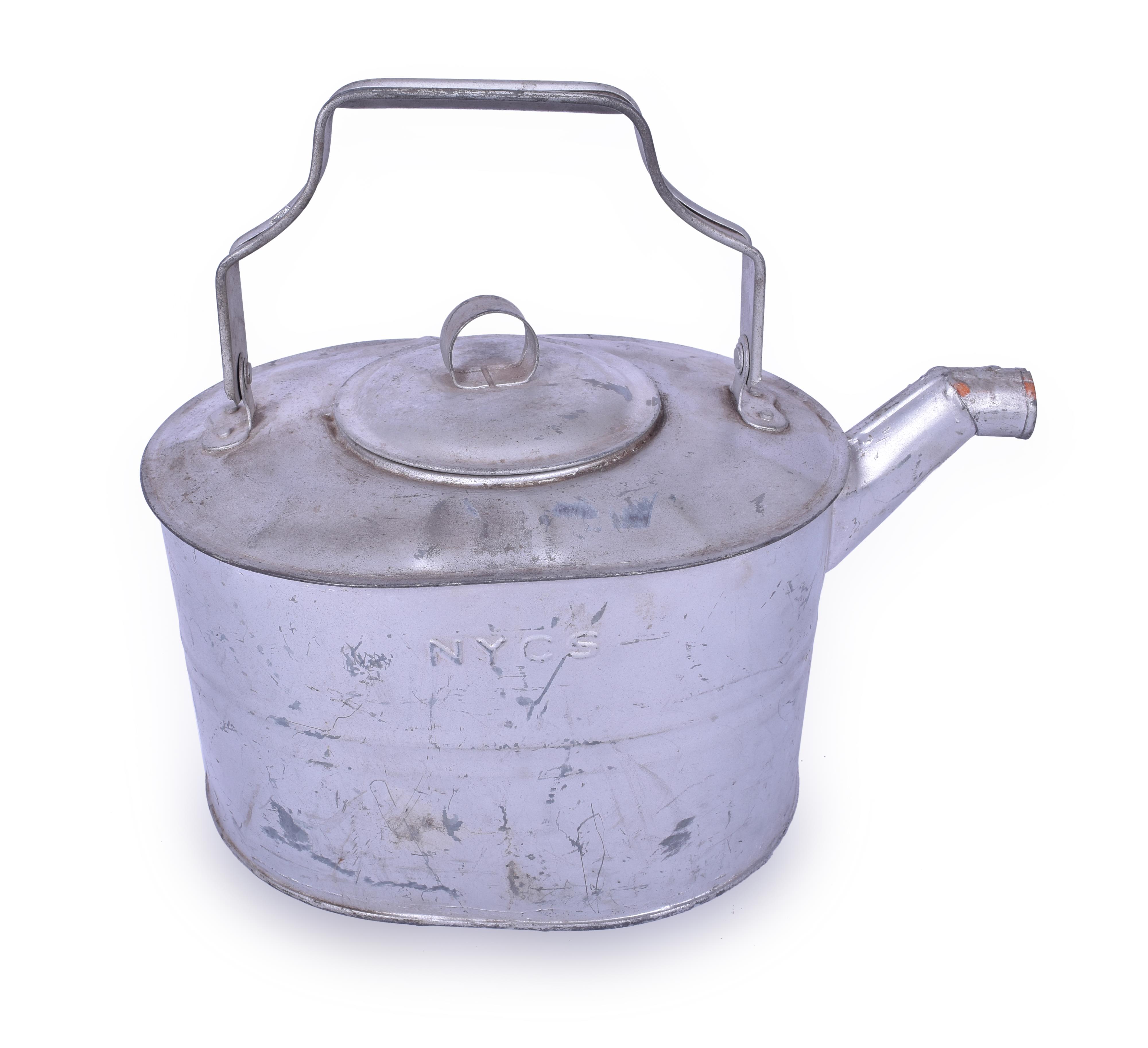 20 - New York Central Railroad Oil Can. Embossed NYCS. thumbnail