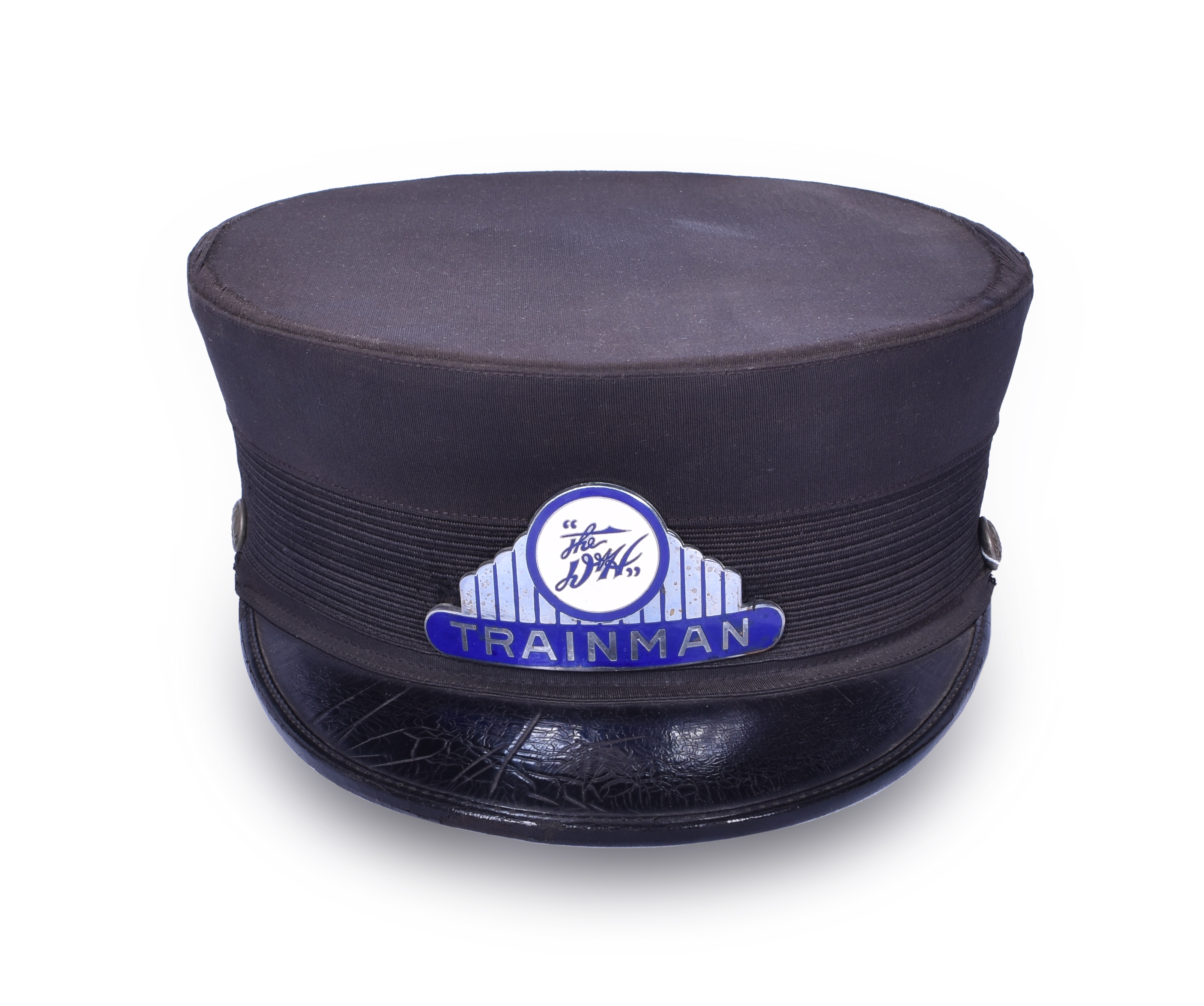 41 - Delaware & Hudson Railroad McManus & Riley Trainman Hat w/ Badge thumbnail
