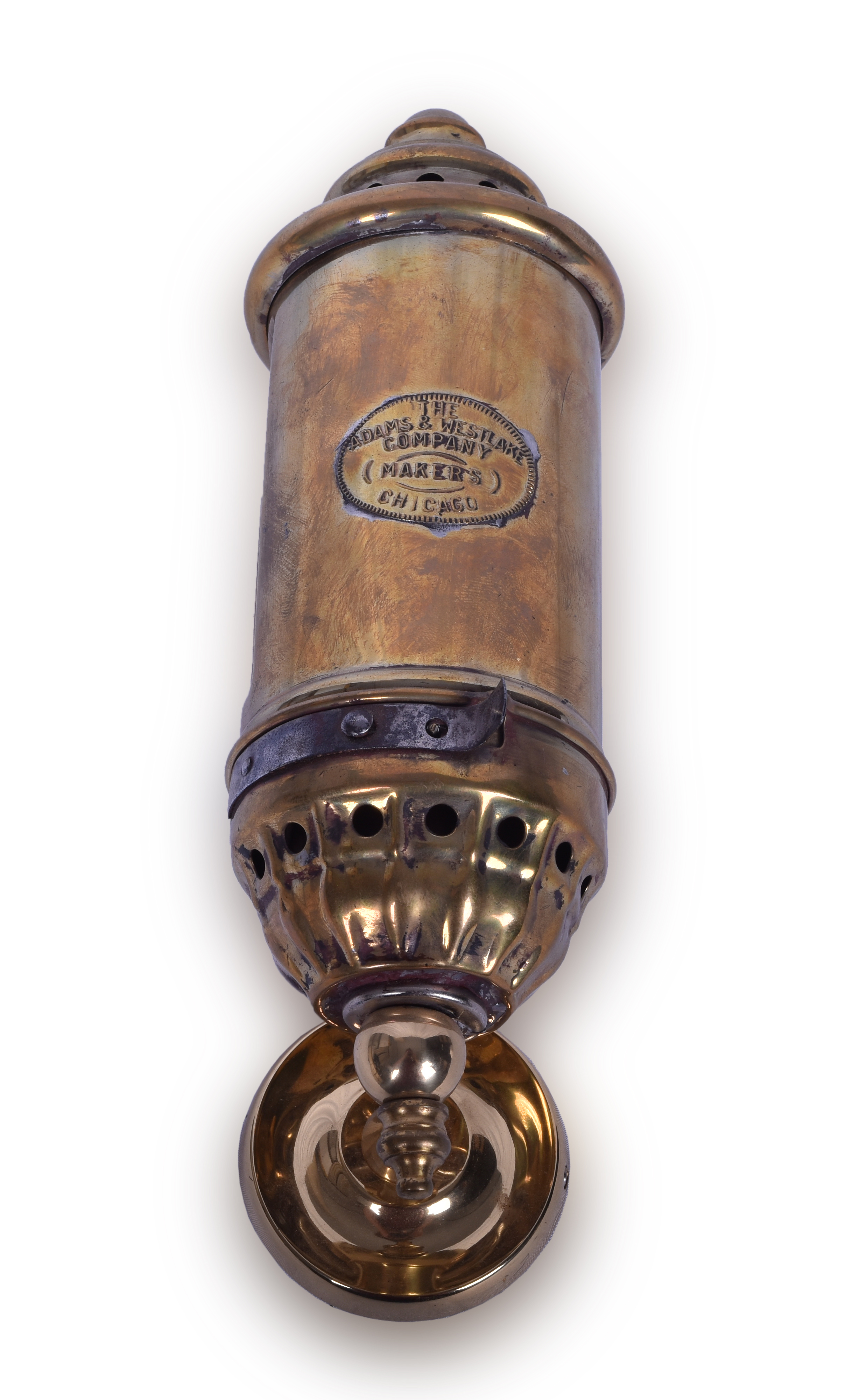 82 - Adams & Westlake Co. Brass Wall Lamp thumbnail