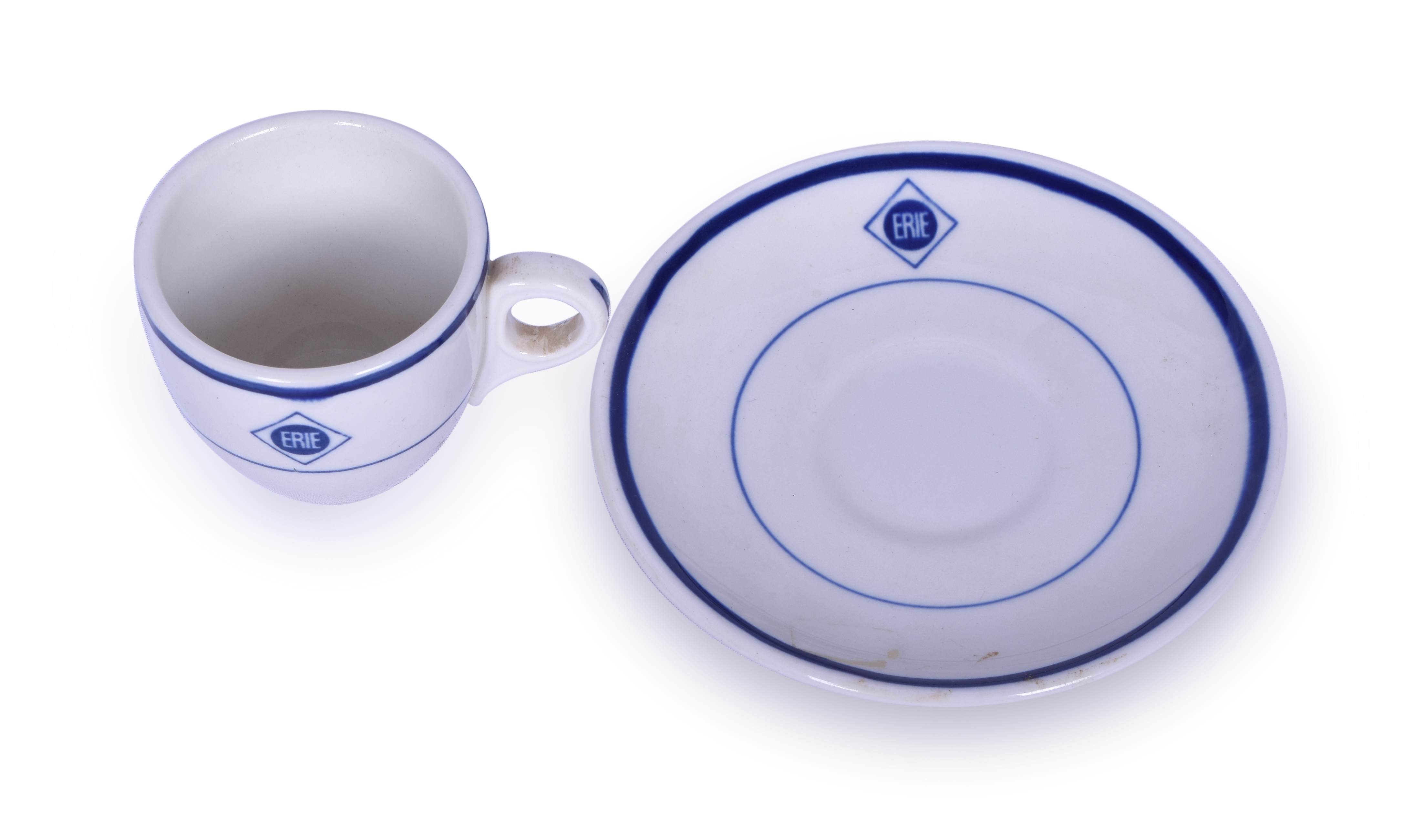 93 - Erie Starucca - Reversal Demitasse and Saucer Warwick China thumbnail