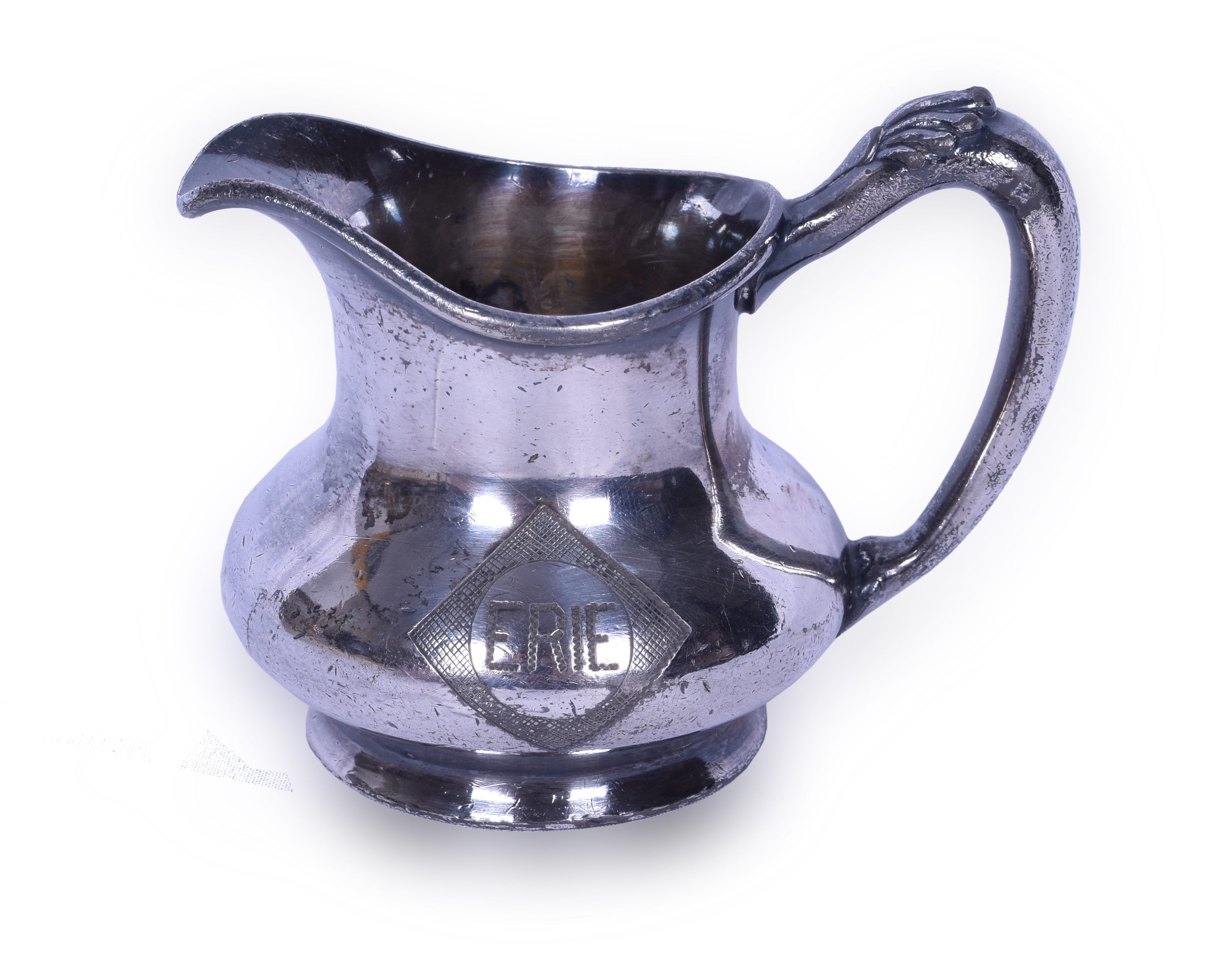 97 - Erie Railroad Soldered Silver 2 Oz. Creamer thumbnail