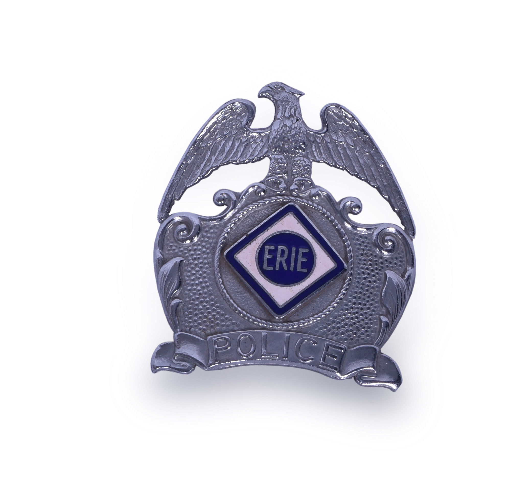 99 - Erie Railroad F.G. Clover Co. Police Badge thumbnail