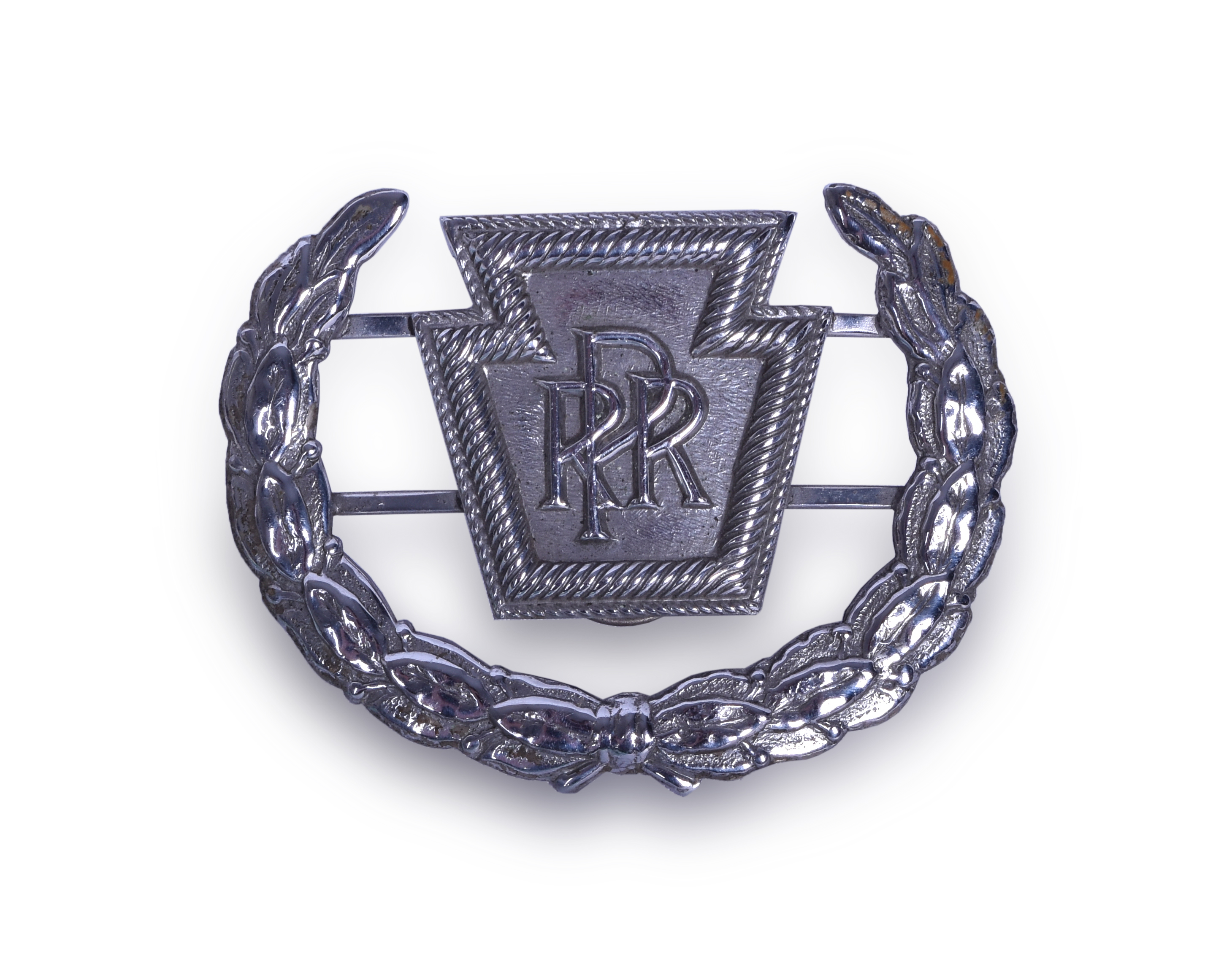 100 - Pennsylvania Railroad Police Hat Badge thumbnail