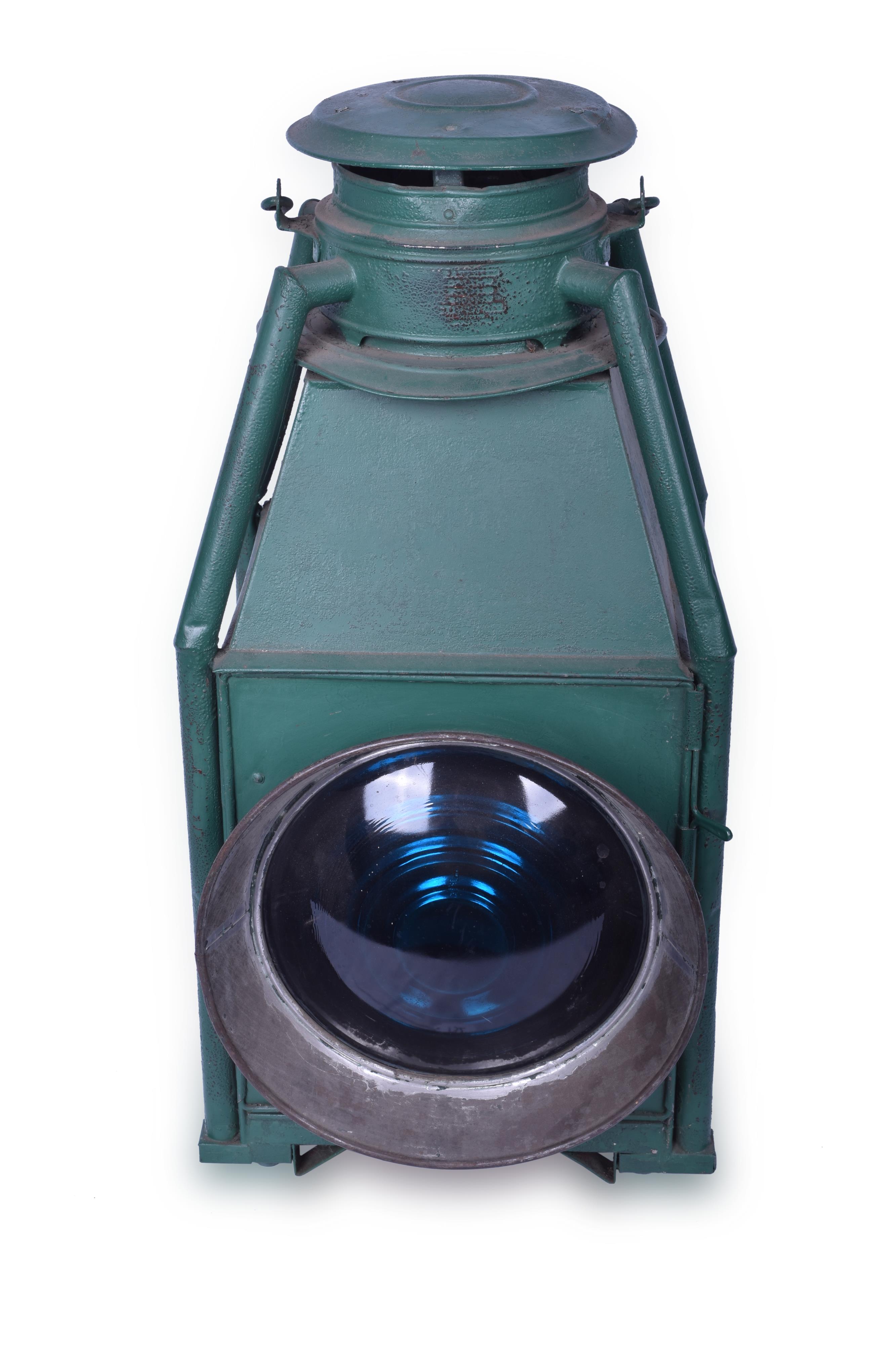 132 - Large Restored Train Order / Semaphore Lamp thumbnail