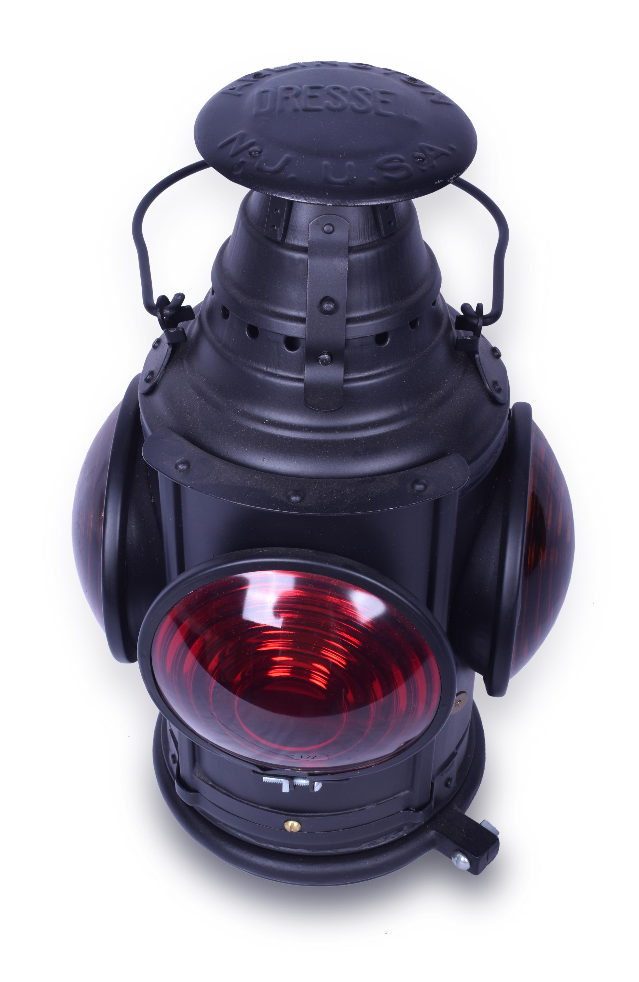 133 - Dressel Restored Railroad Marker Lantern thumbnail