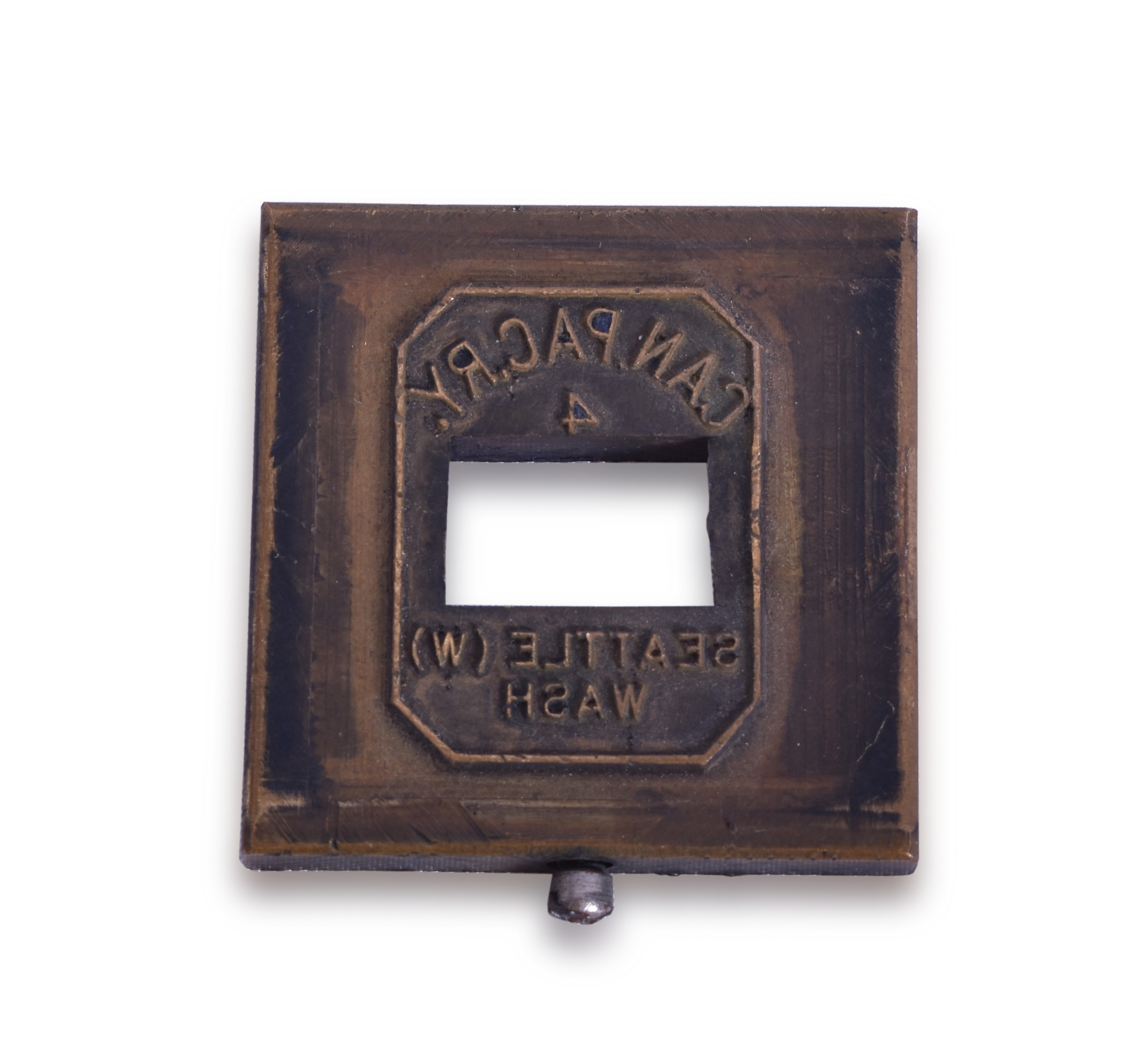 143 - Canadian Pacific Railway Seattle Washington Ticket Date Die thumbnail