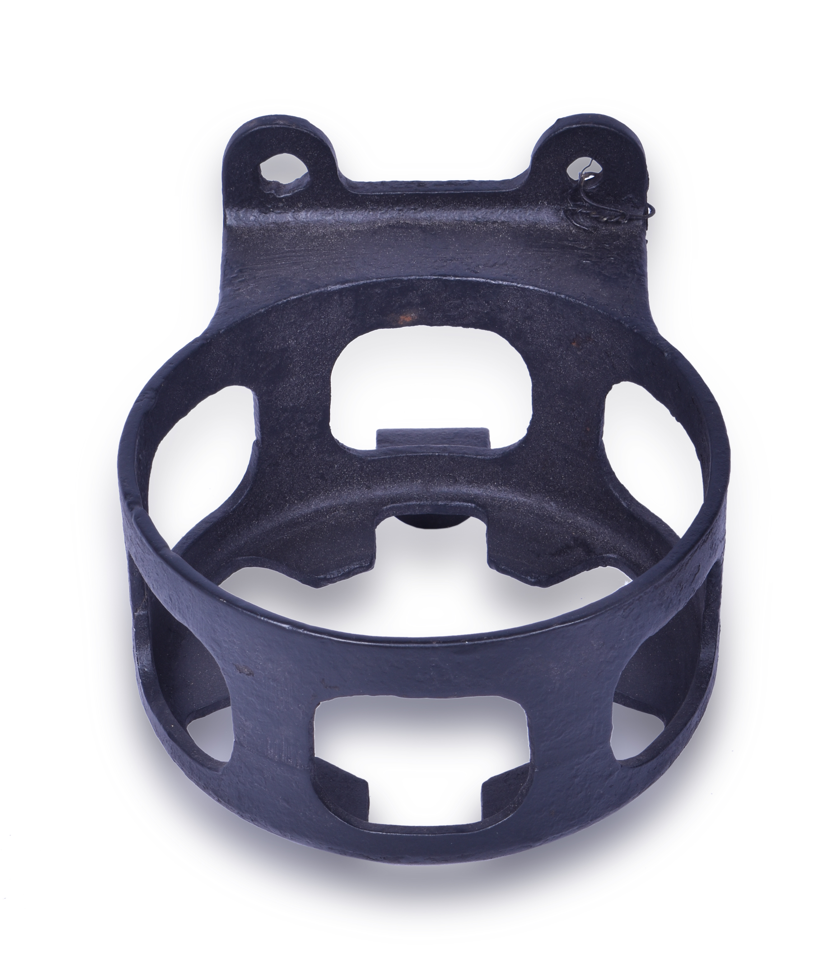 158 - Cast Iron Railroad Locomotive Lantern Holder thumbnail