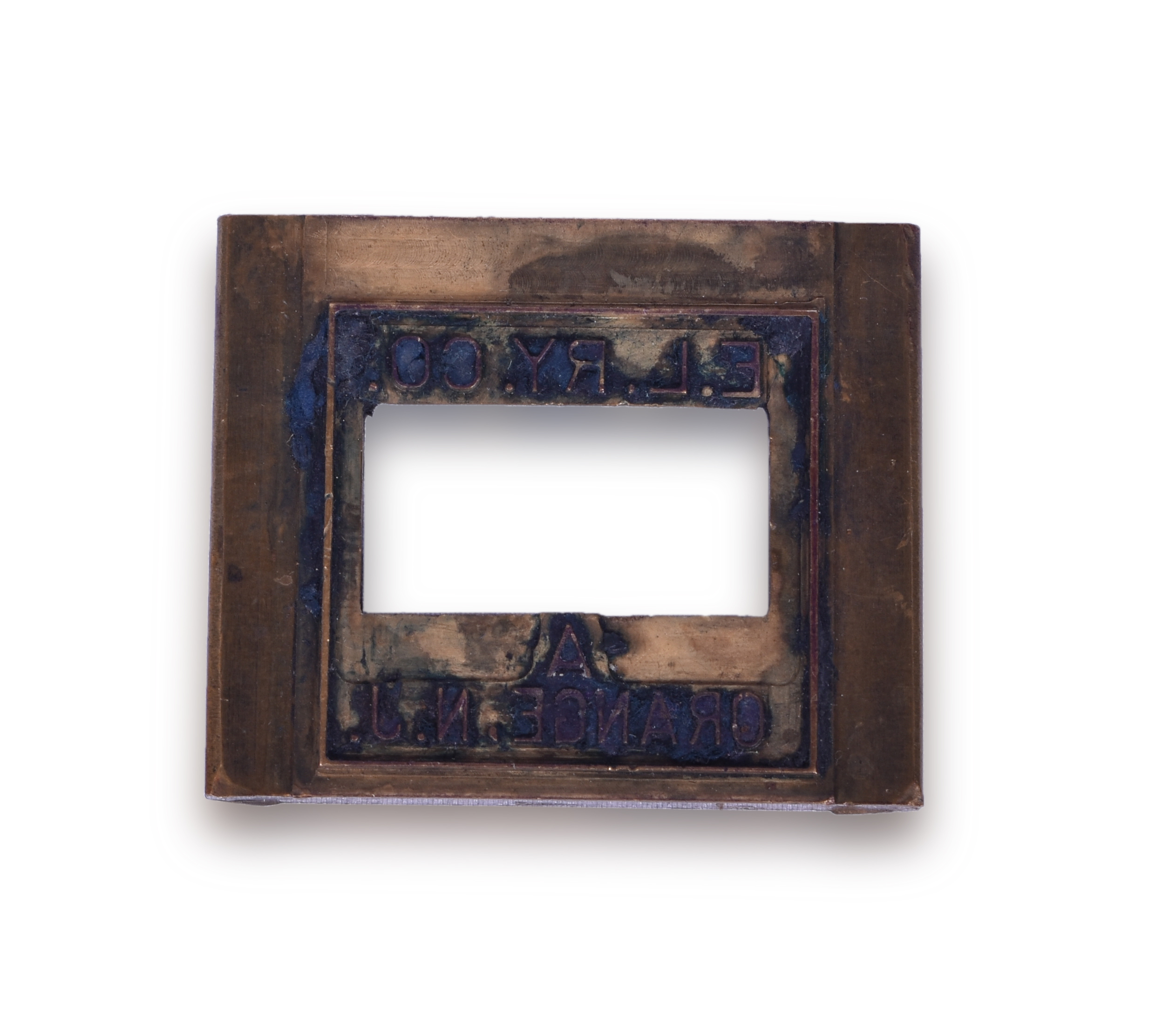 190 - Erie Lackawanna Railroad Orange, New Jersey Ticket Dater Die thumbnail