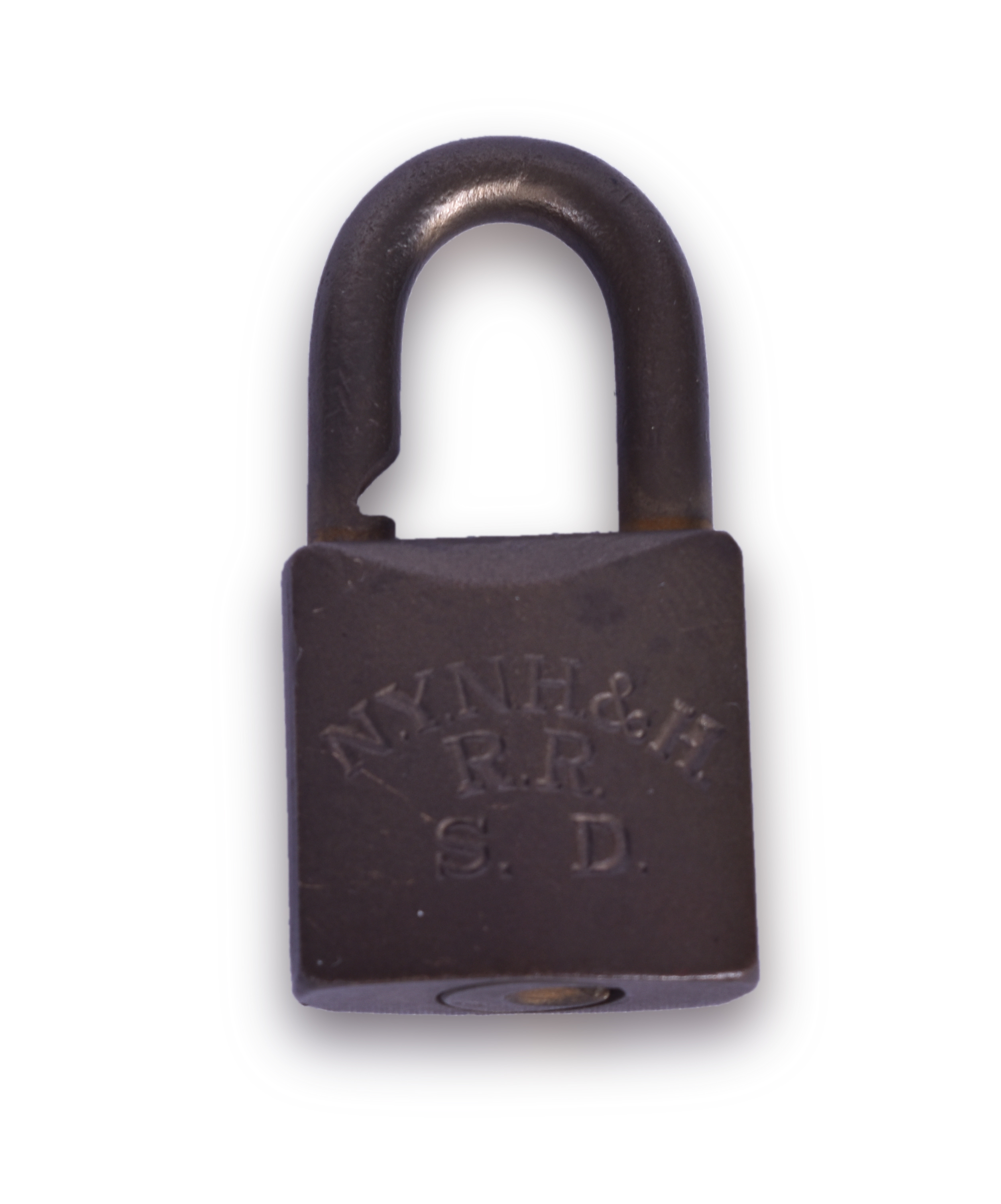 196 - New Haven Railroad Brass Small Signal Department Lock thumbnail