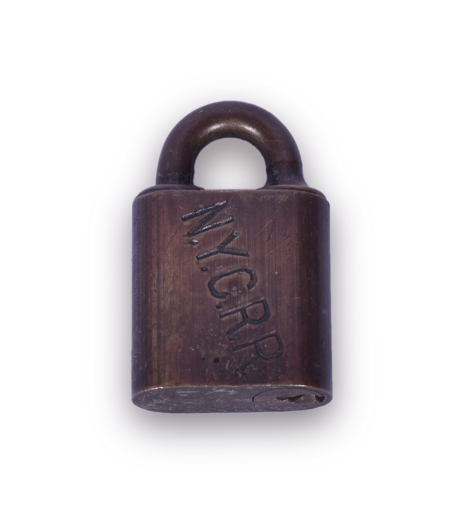 200 - New York Central Railroad Brass Small Signal Department Yale Lock thumbnail