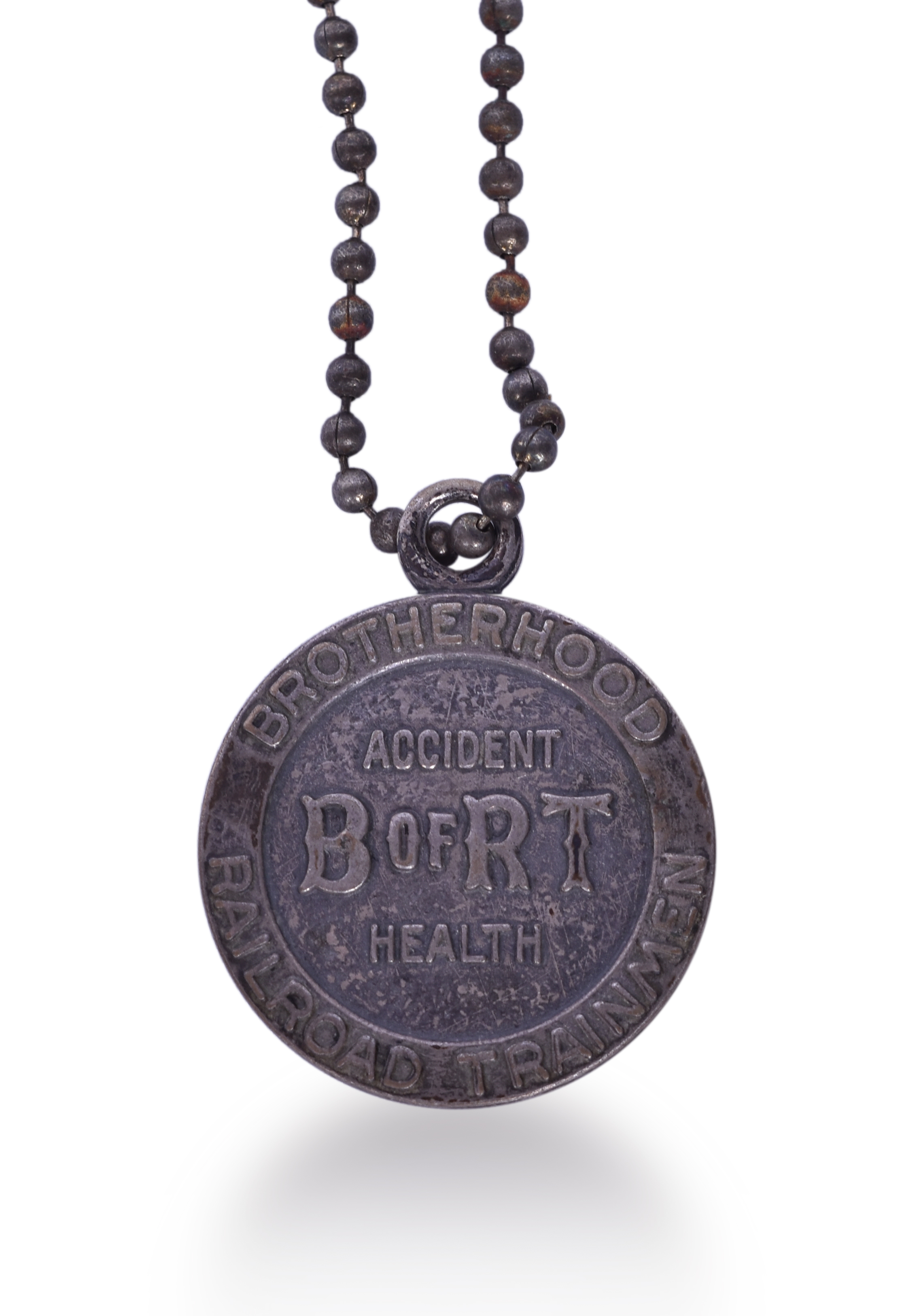 202 - Brotherhood of Railroad Trainmen Accident Identification Tag thumbnail