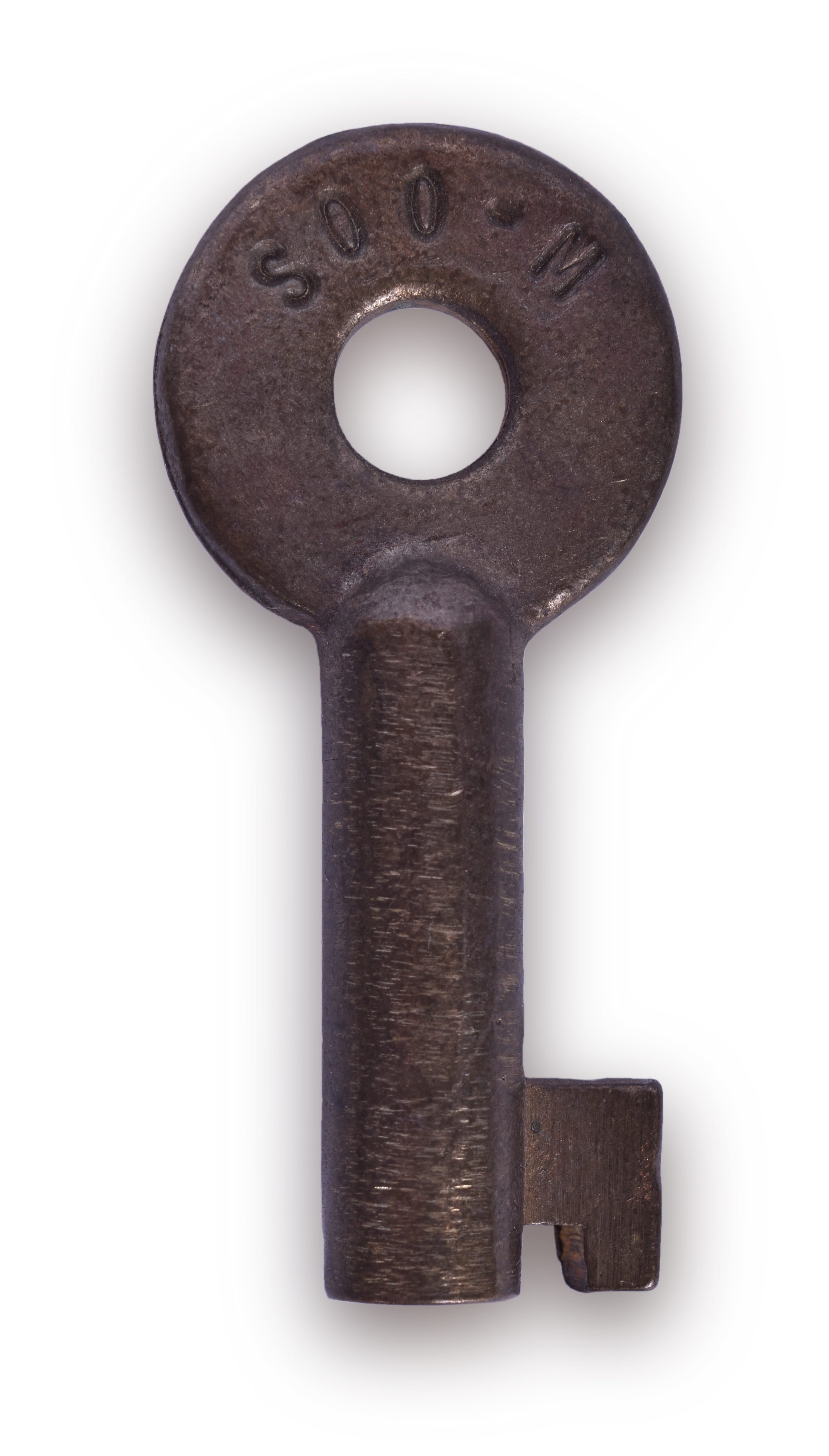 211 - Soo Line Railroad Brass Key - M Stamping thumbnail