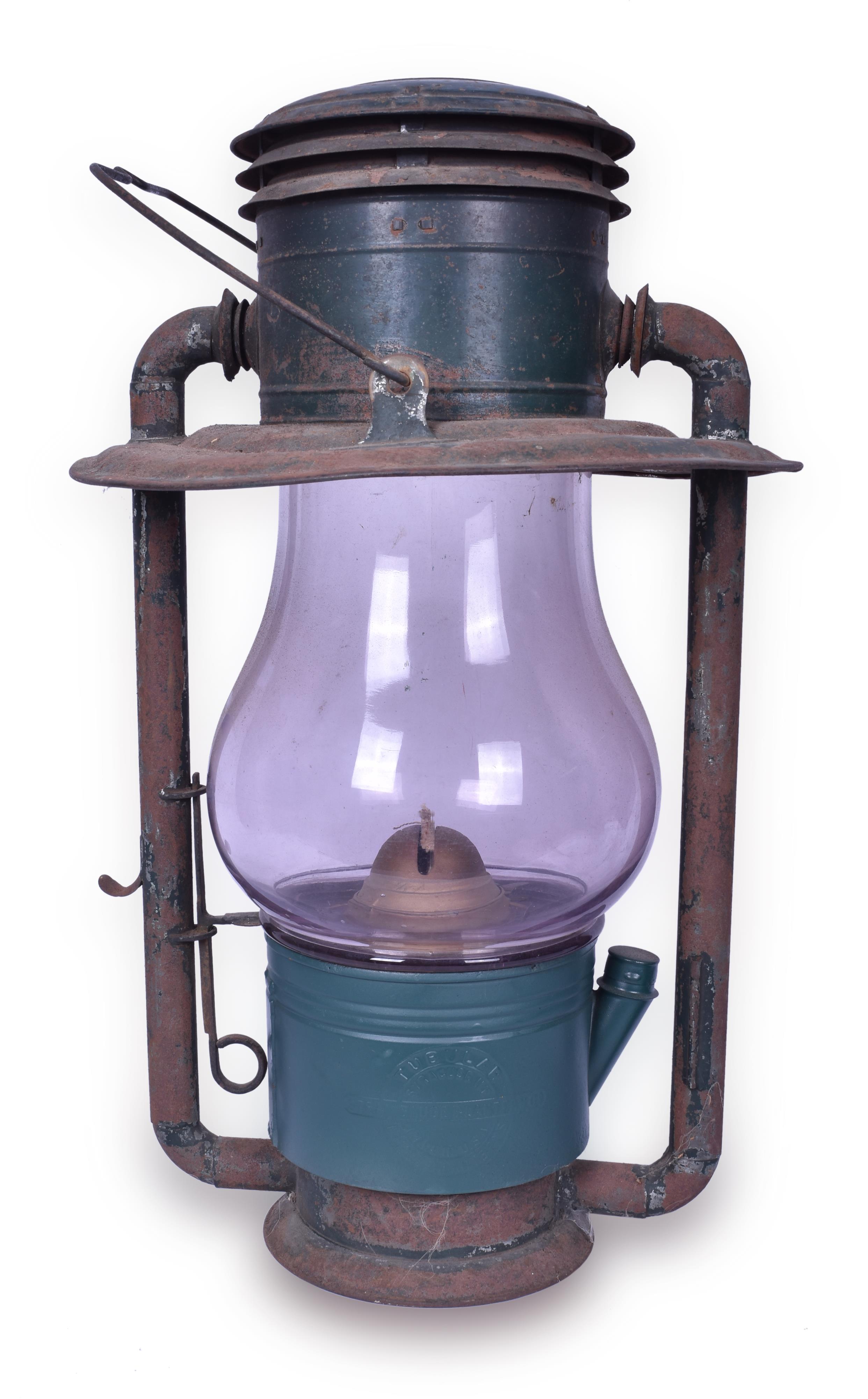 217 - Steam Gauge and Lantern Station Lantern - Partially Restored thumbnail