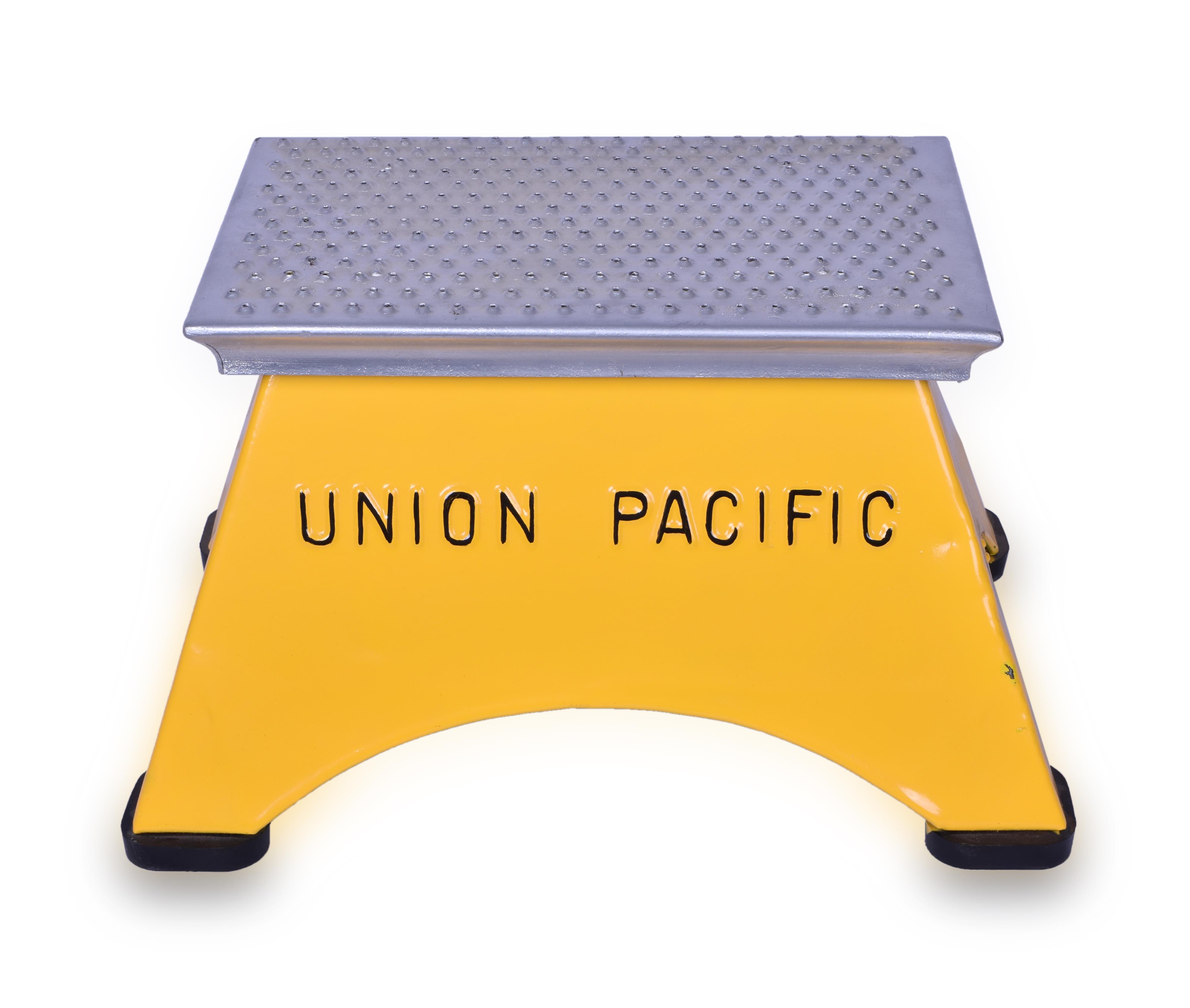 220 - Restored Union Pacific Railroad Morton Steel Step Box thumbnail