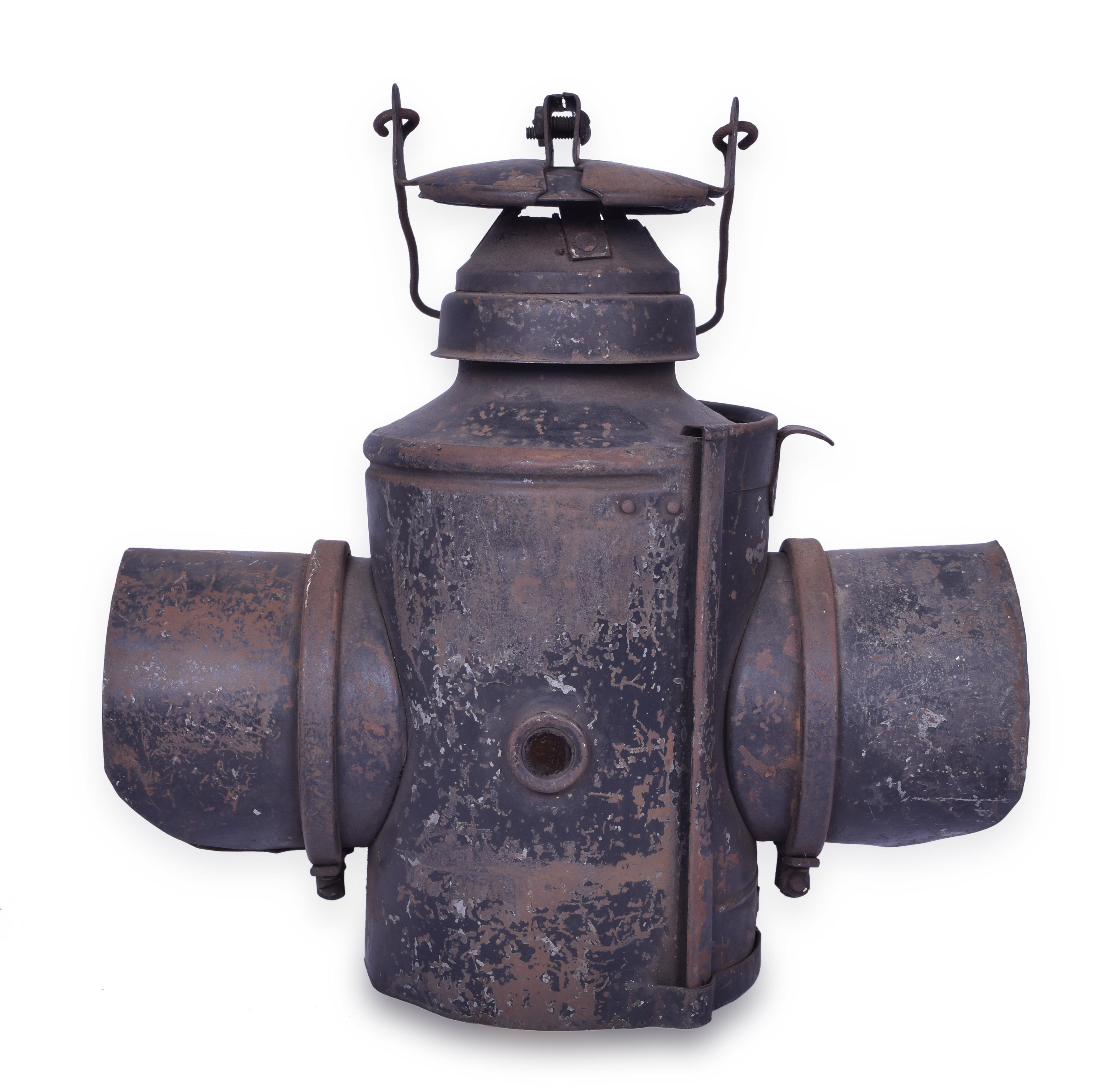 230 - Boston and Albany Railroad Crossing Gate Lantern thumbnail