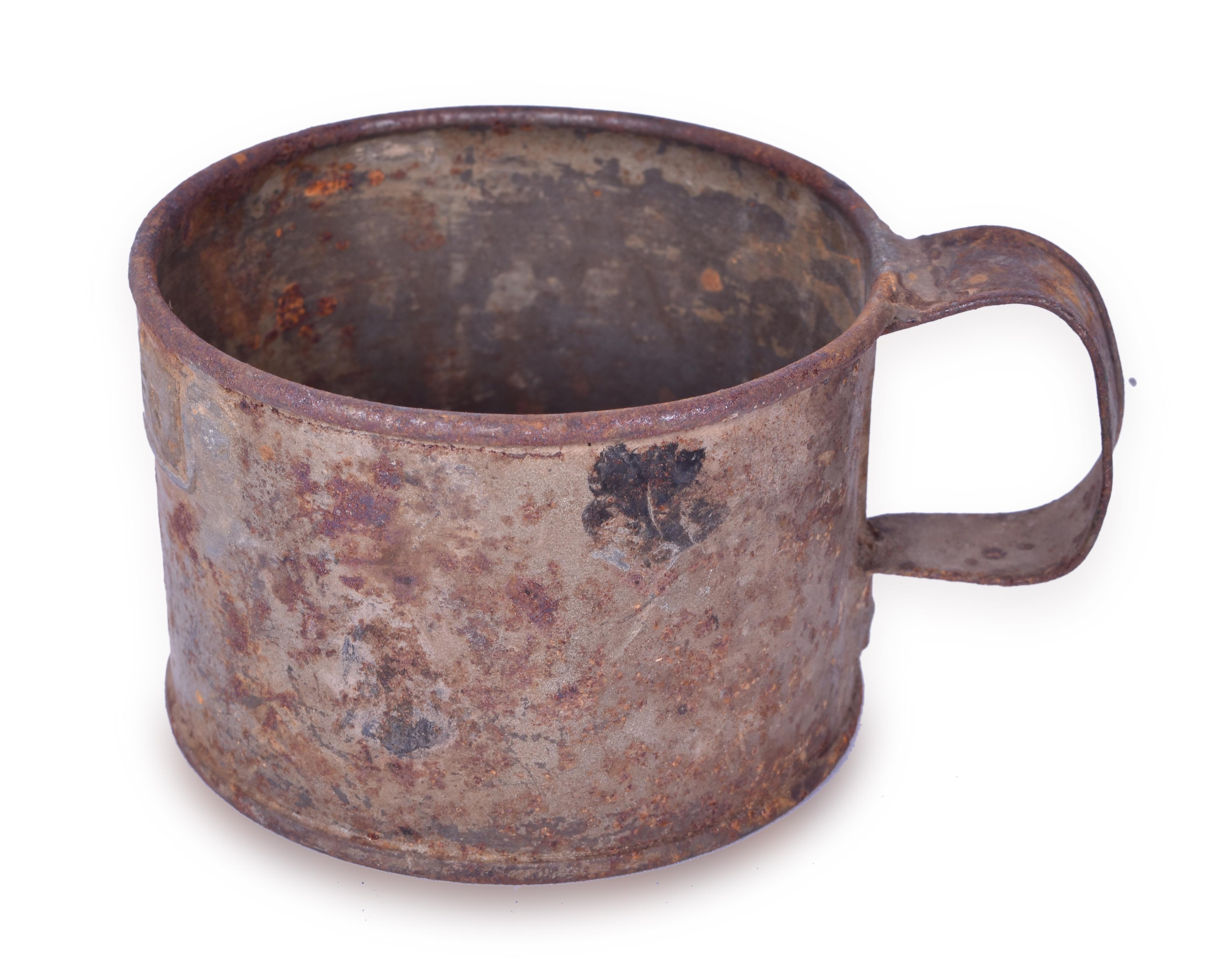 233 - Pennsylvania Tin Cup w/ Name Plate thumbnail