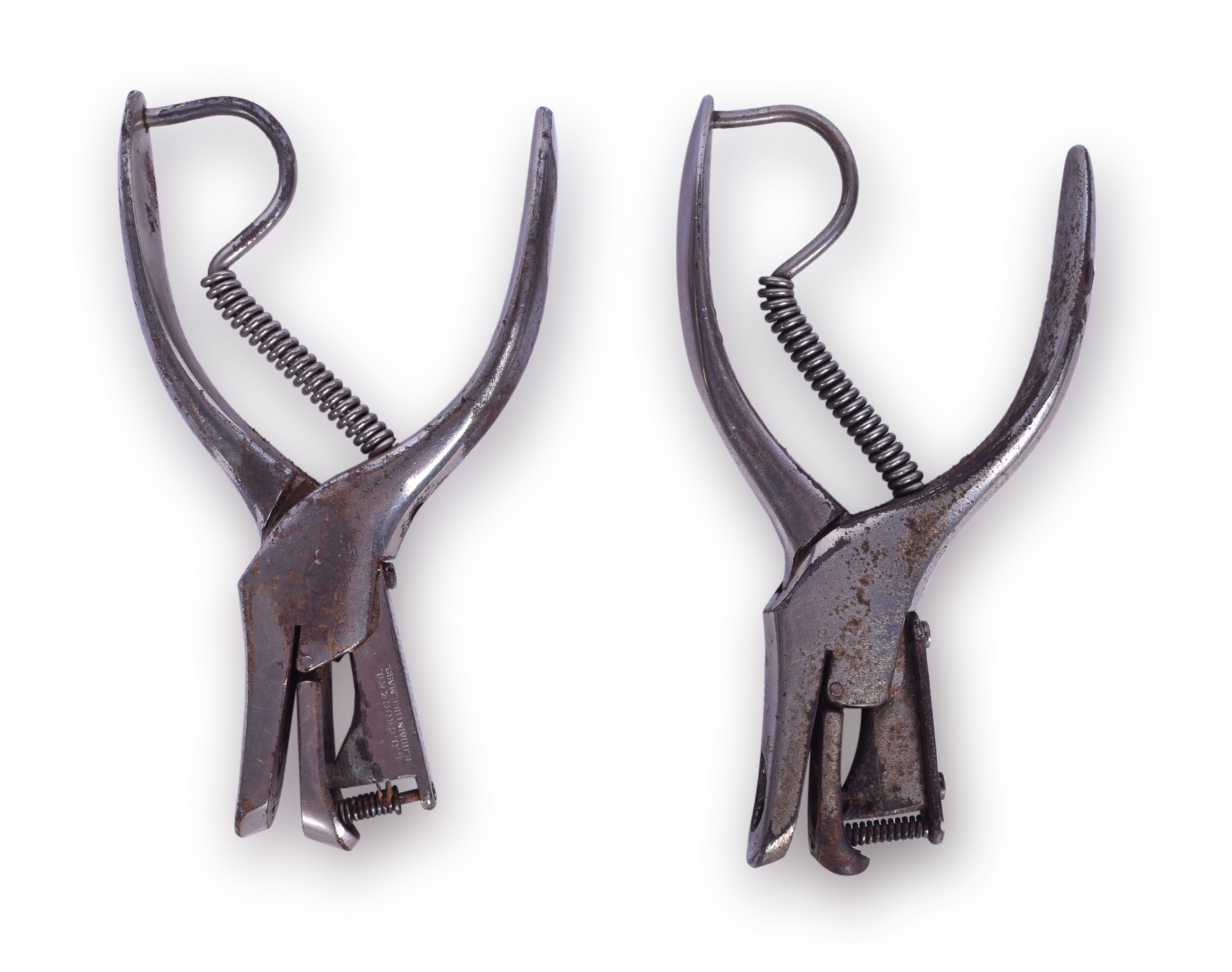 236 - Pair of LC Crocker Railroad Ticket Punches thumbnail