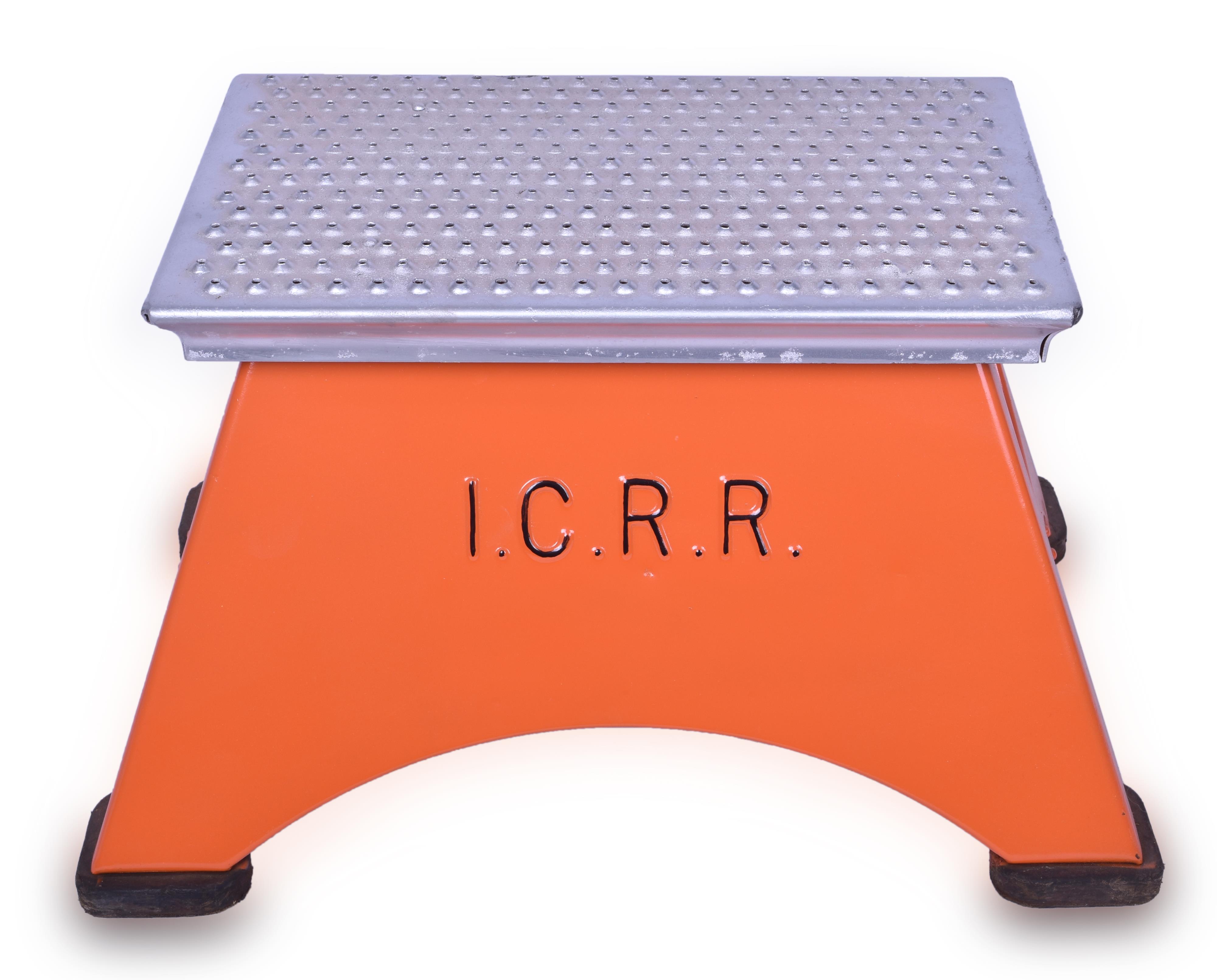 242 - Restored Illinois Central Railroad Morton Steel Step Box thumbnail