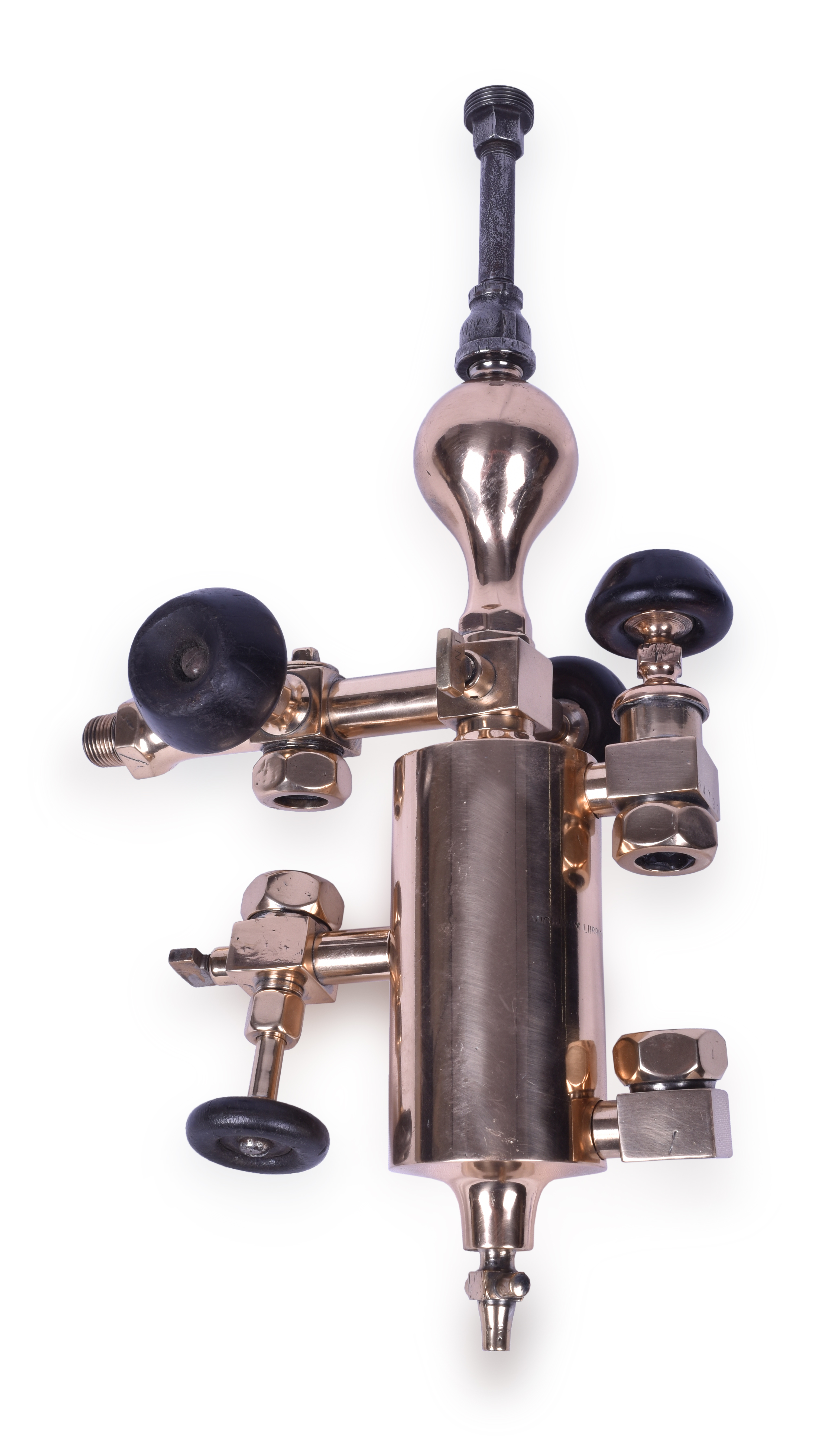 270 - Michigan Lubricator Co. Brass Steam Locomotive 1 Pint Lubricator thumbnail