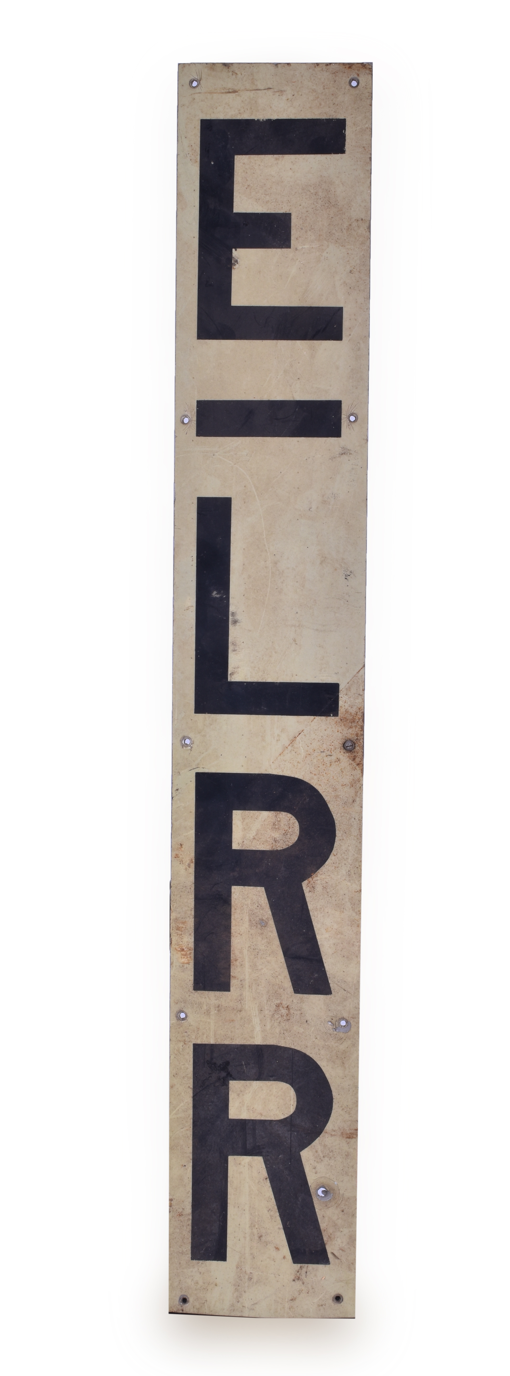 306 - Erie Lackawanna Railroad Aluminum Sign thumbnail