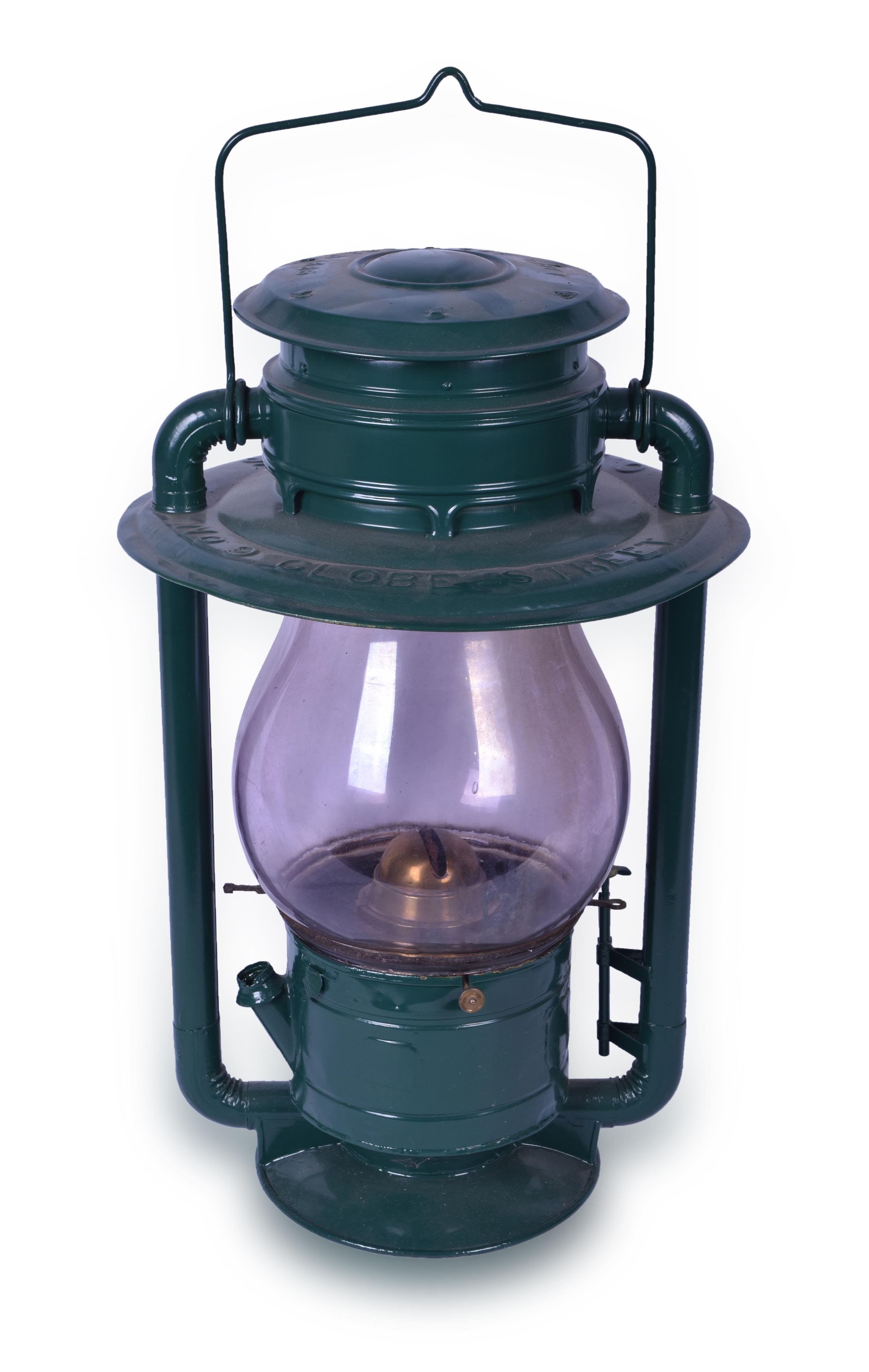 322 - C.T. Ham No. 9 Globe Street Lamp / Station Lantern- Restored thumbnail
