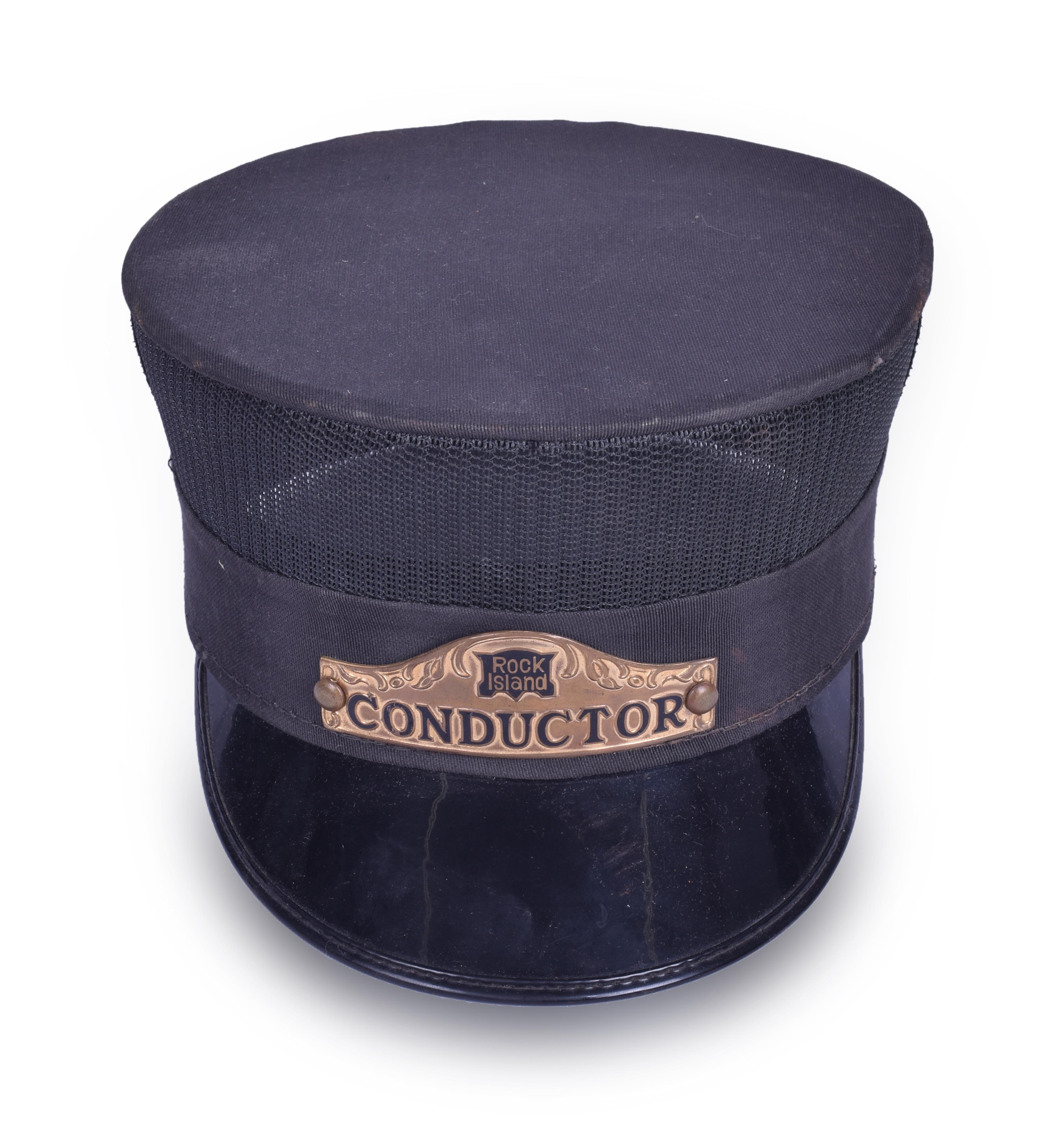 348 - Rock Island Railroad Carlson & Company Conductor Hat / Cap thumbnail