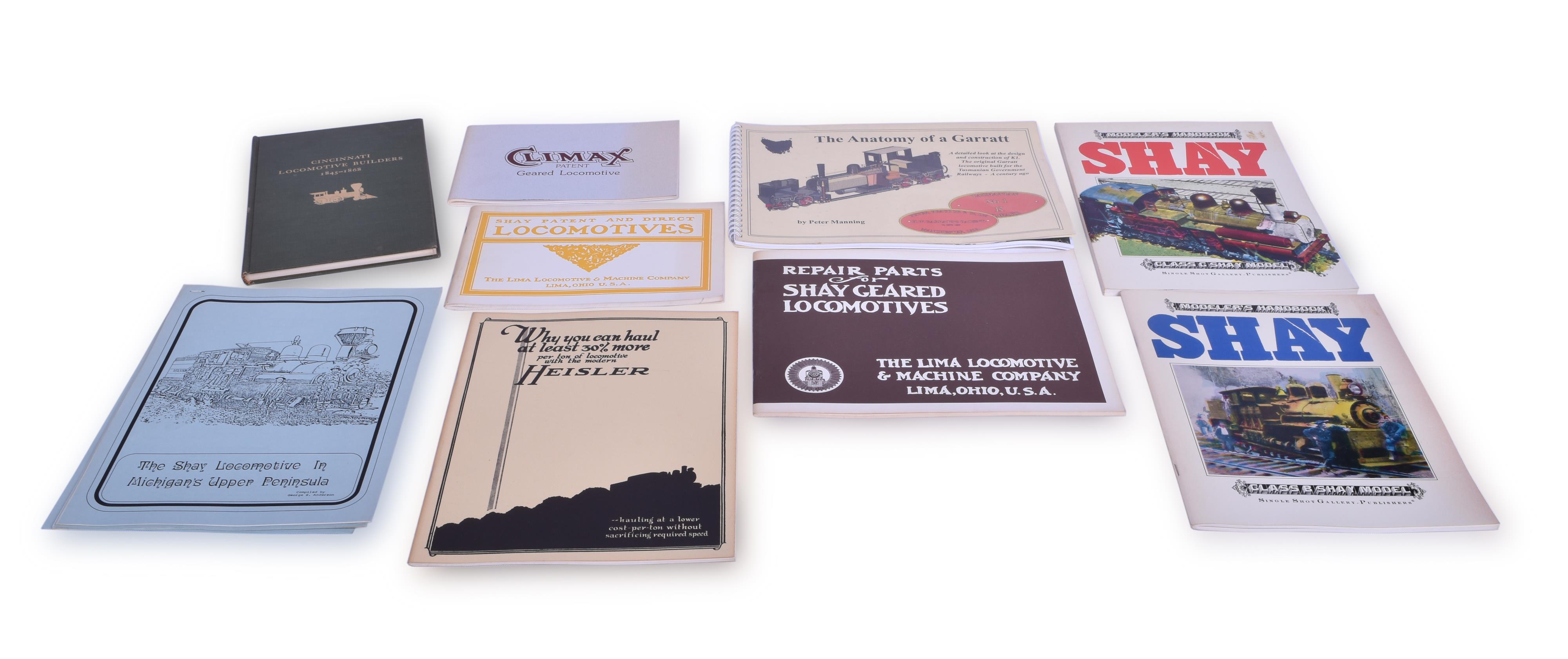 367 - 17 Shay, Climax, Willamette, Heisler Locomotive Books and Reprint Catalogs, Parts Manuals, etc. thumbnail