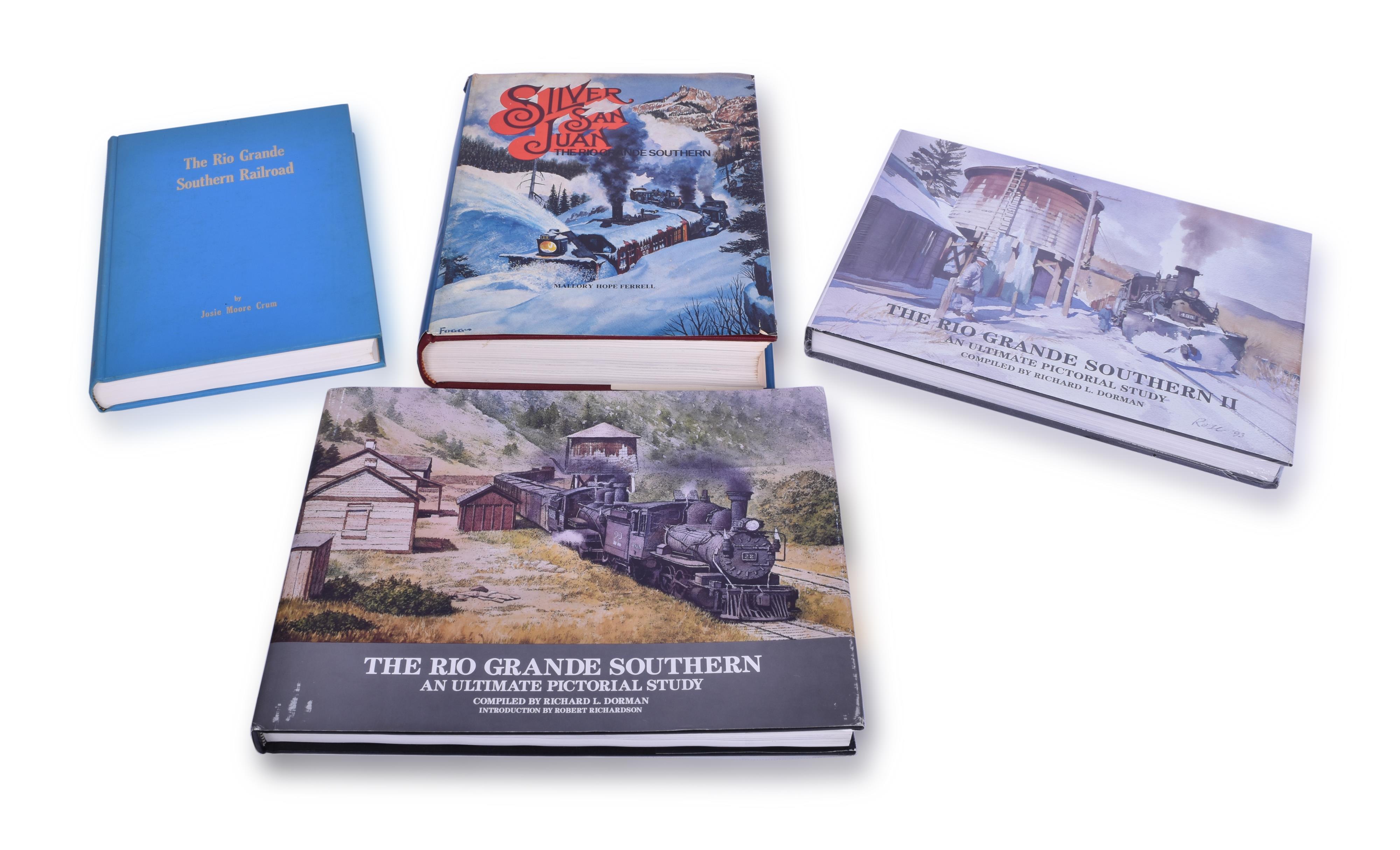 369 - Four Rio Grande Southern Railroad Books; Dorman, Crum, Ferrell thumbnail