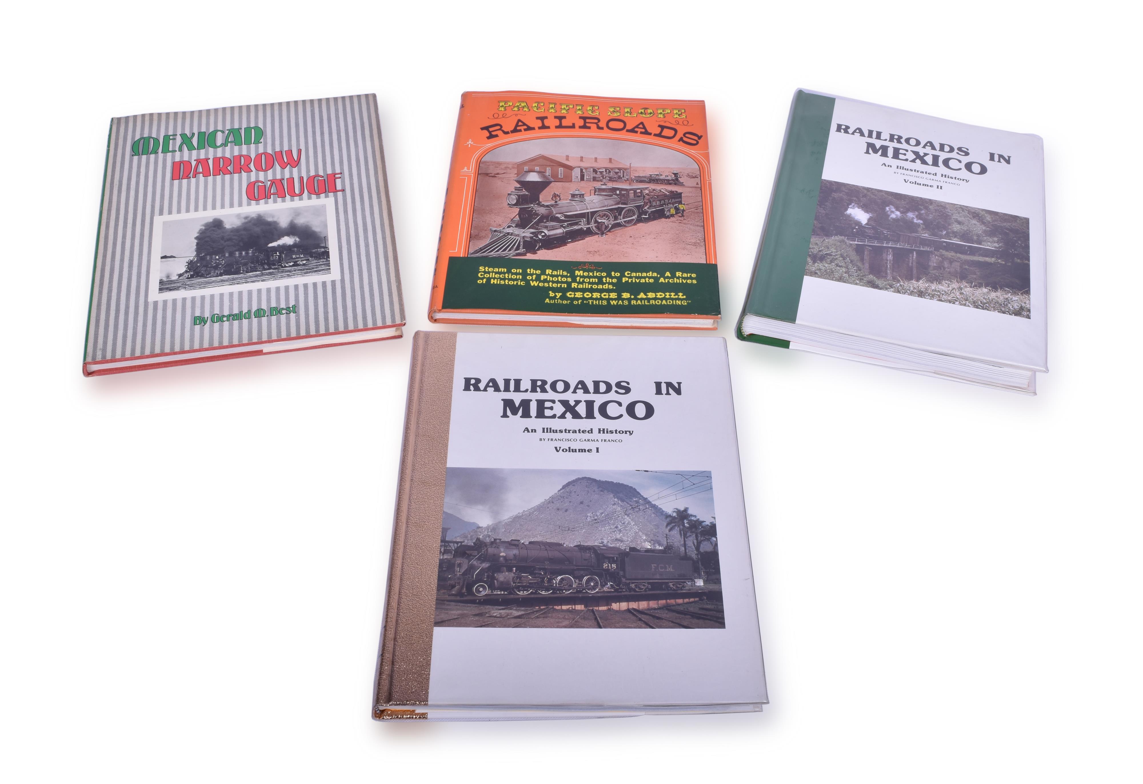371 - Four Books Related to Mexican Railroading - Best, Abdill, and Franco thumbnail