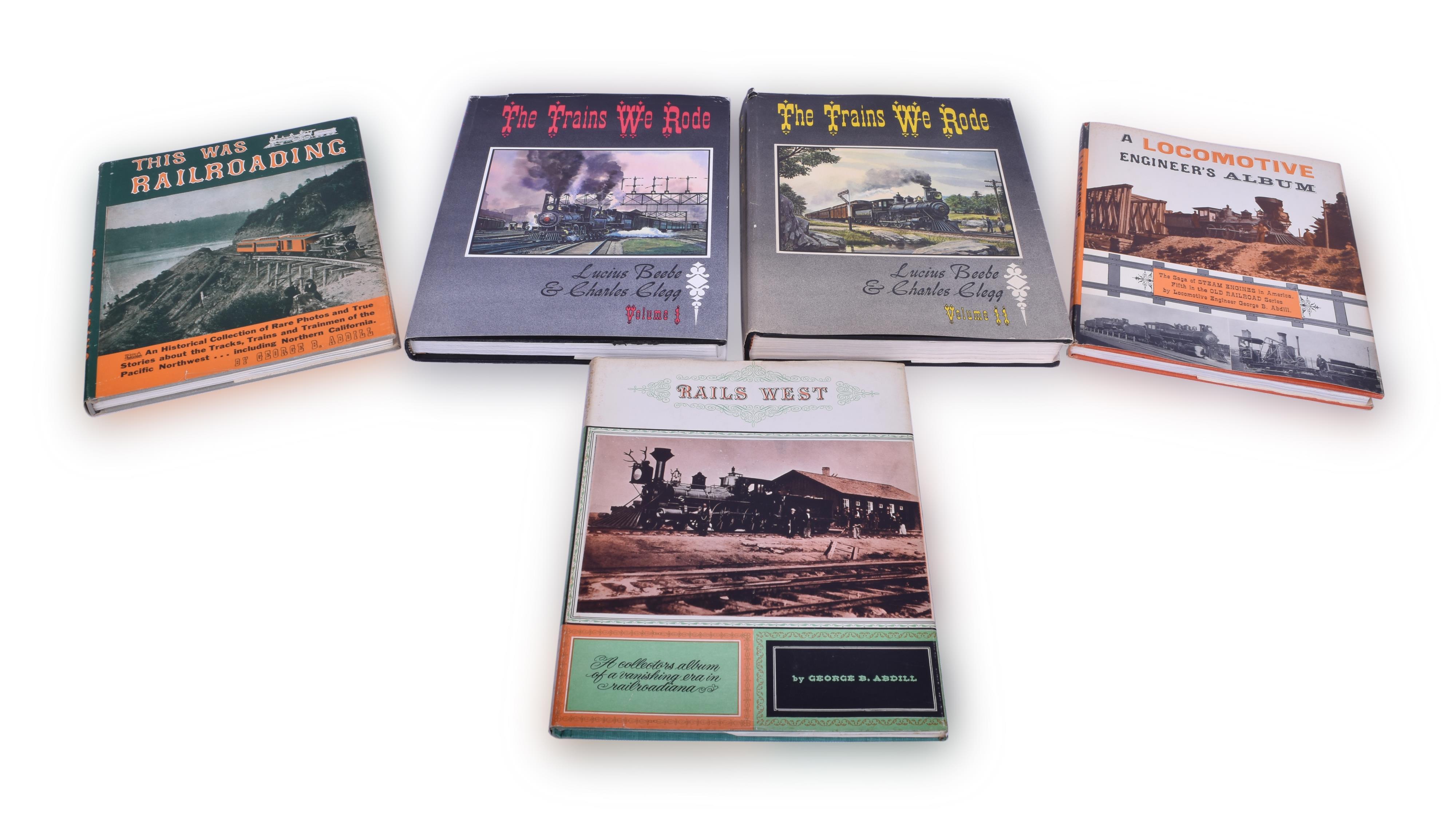 373 - Five Railroading Books; The Trains We Rode and Three by George Abdill thumbnail