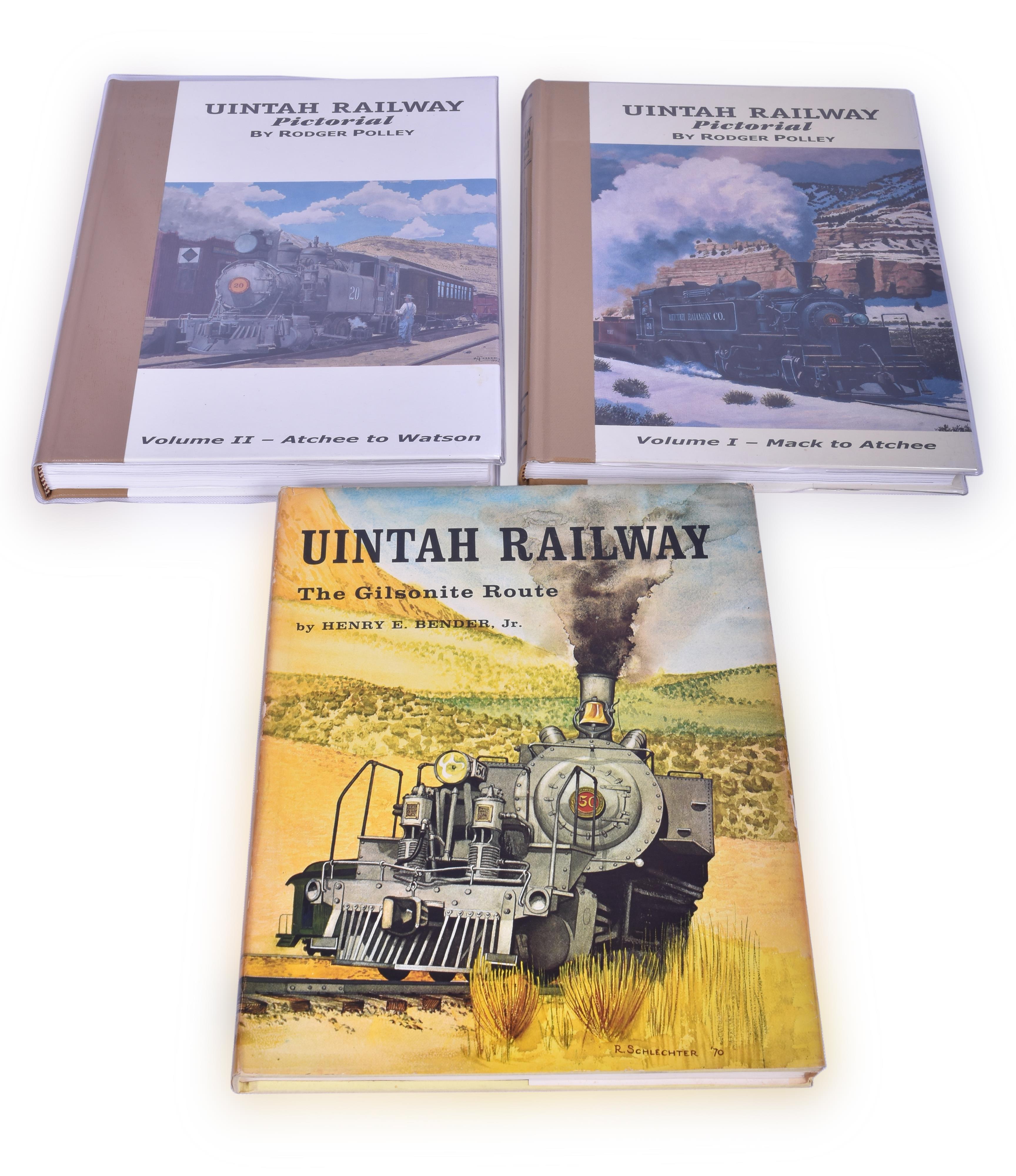 375 - Three Uintah Railway Books. Includes Uintah Pictorial by Polley Volumes I and II and Uintah Railway by Bender thumbnail