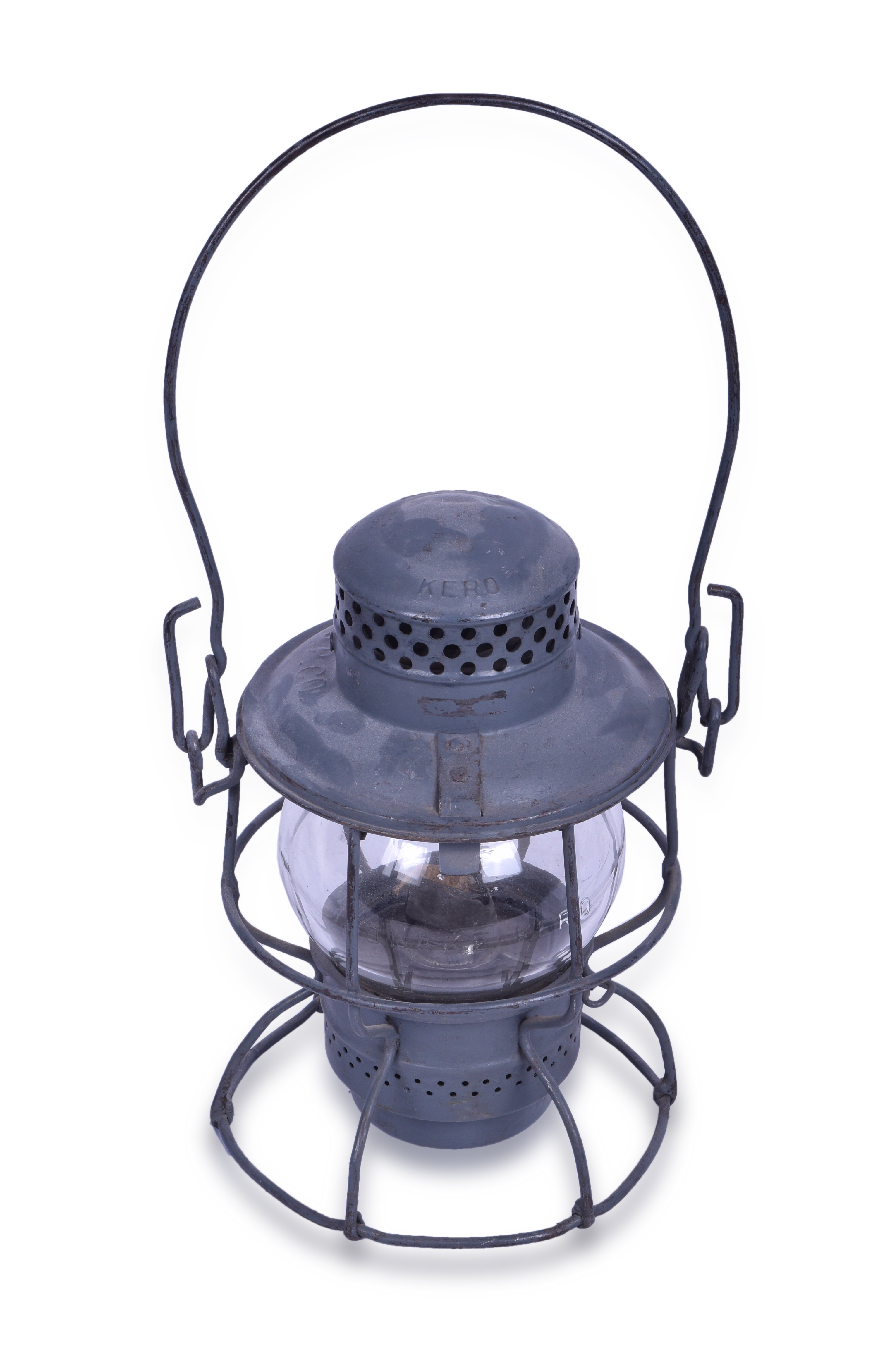 378 - Adlake Kero Clear Globe Southern Pacific Railroad Lantern thumbnail