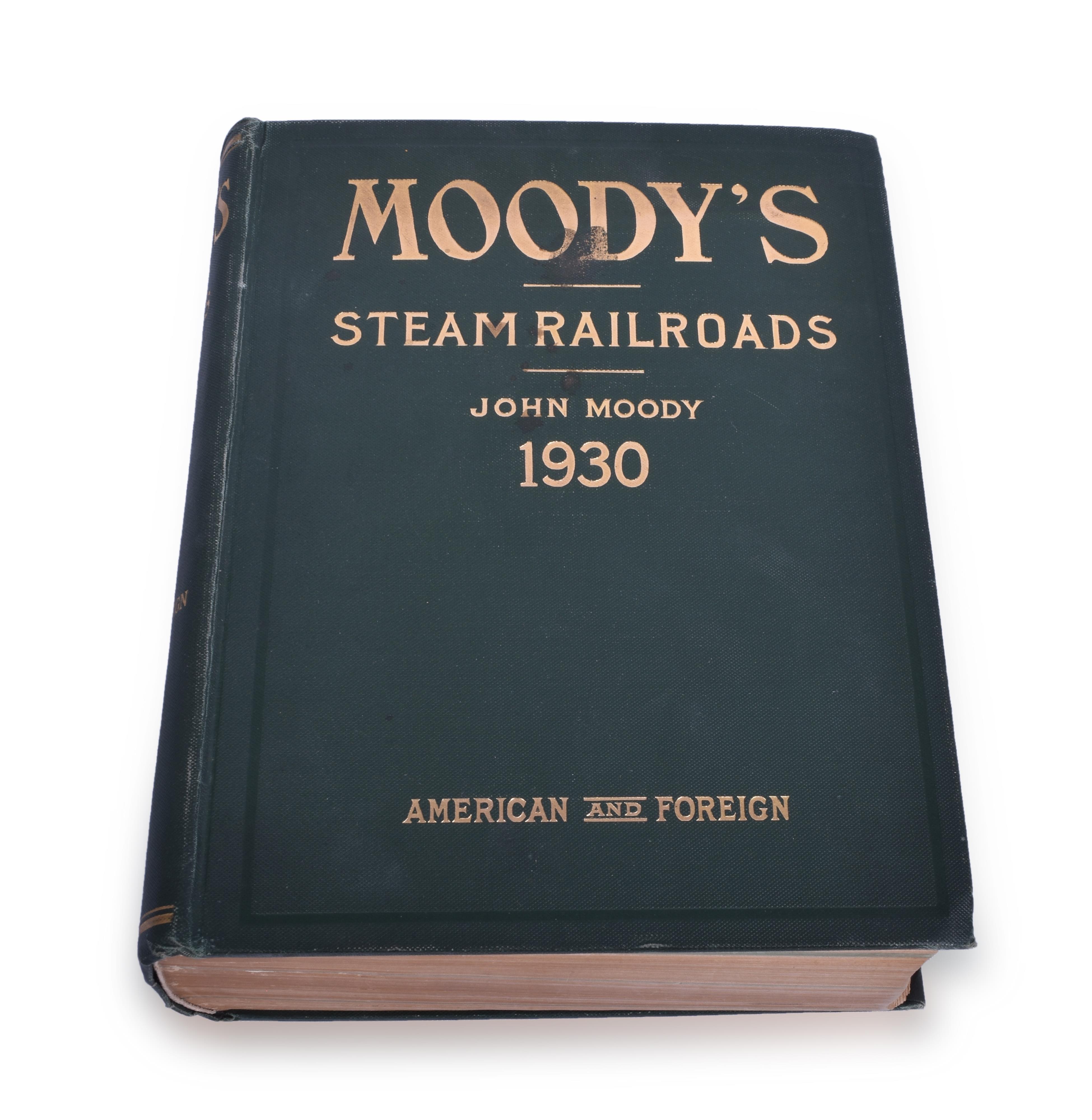 395 - Moody's Steam Railroads - 1930 by John Moody thumbnail
