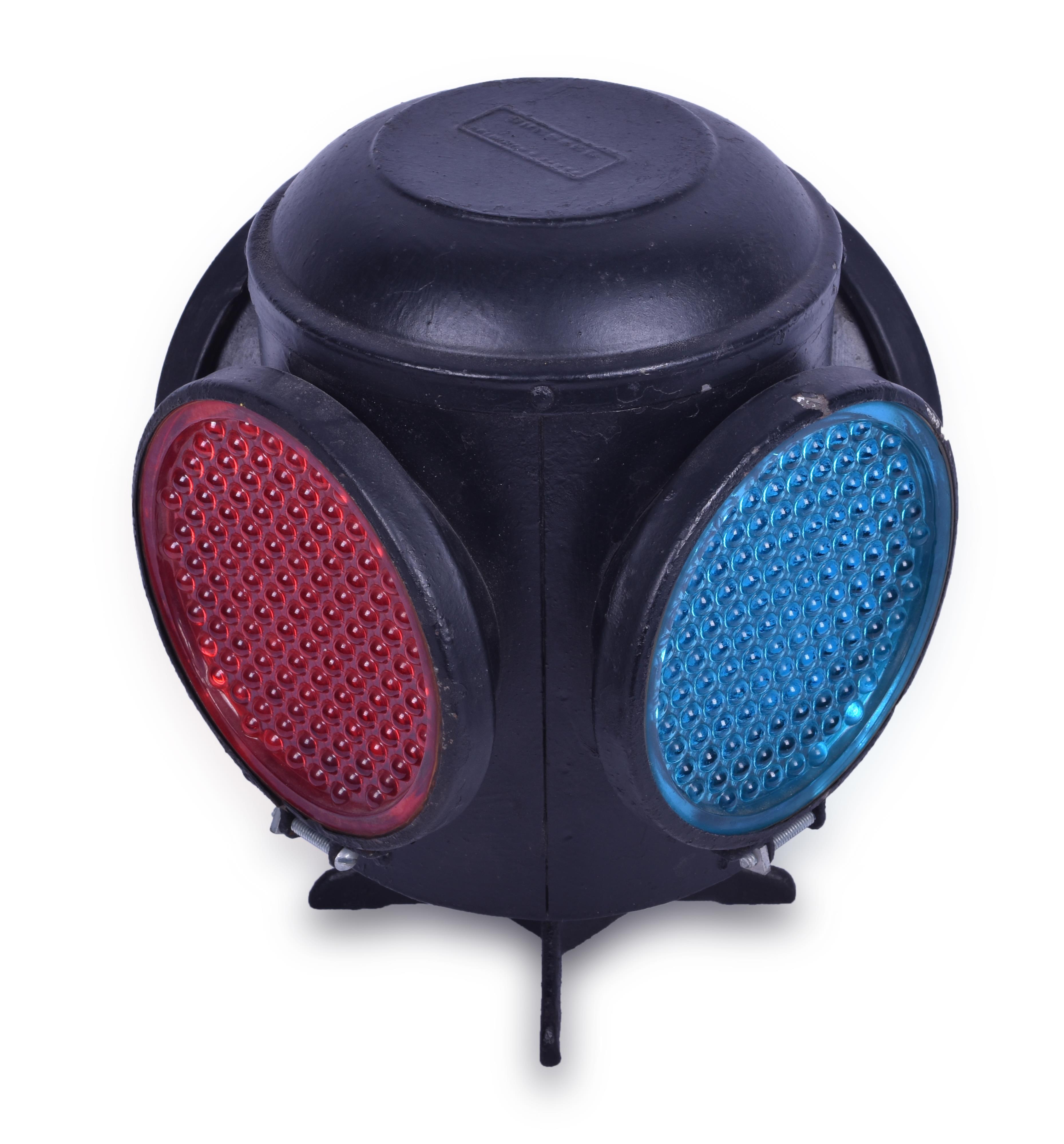 396 - Dressel Illinois Central Switch Lantern w/ Reflectors thumbnail