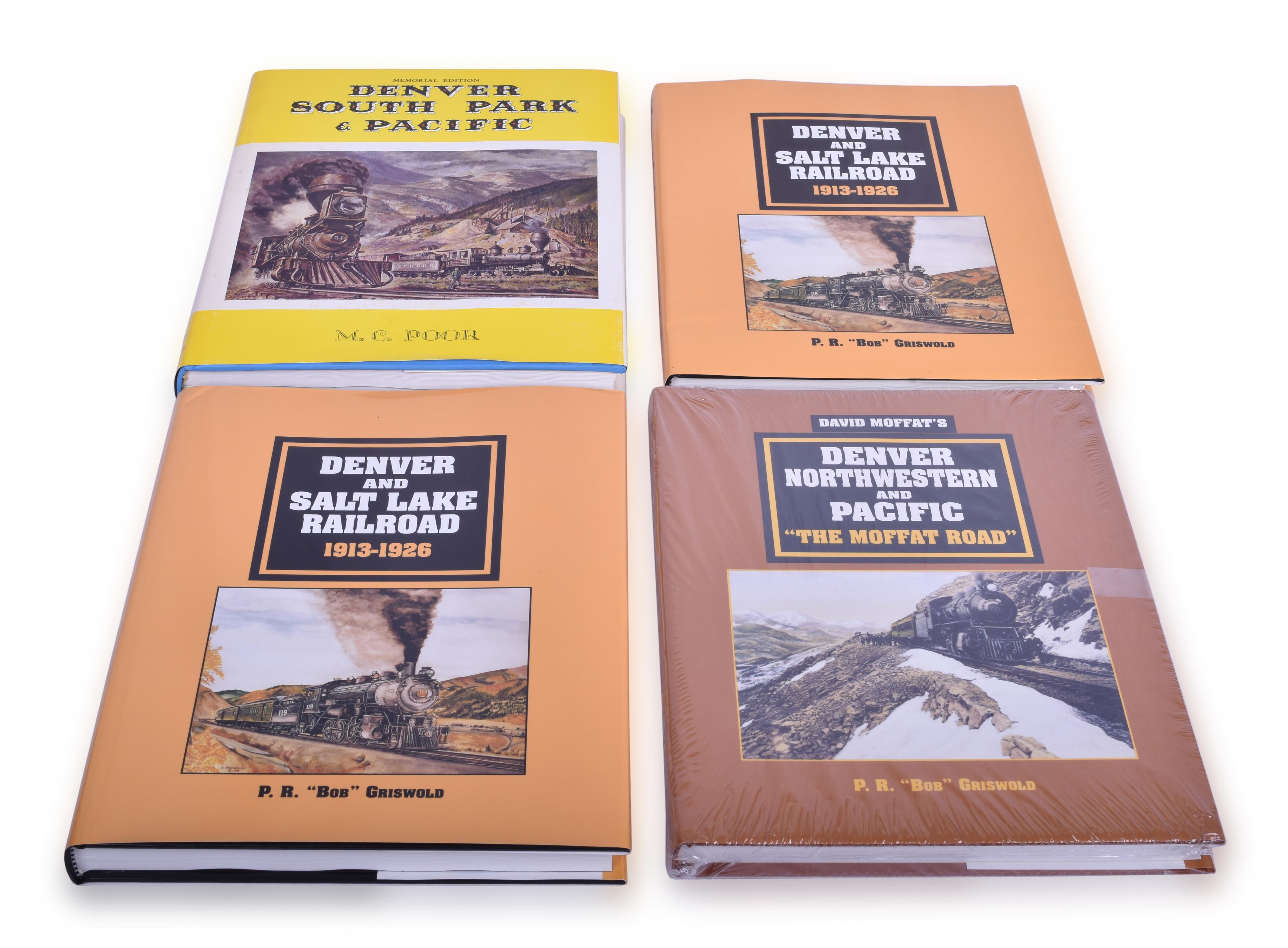 397 - Four Narrow Gauge Railroading Books; Denver, Northwestern and Pacific by Moffat, two copies of Denver and Salt Lake Railroad 1923-1926 by Griswold, etc. thumbnail