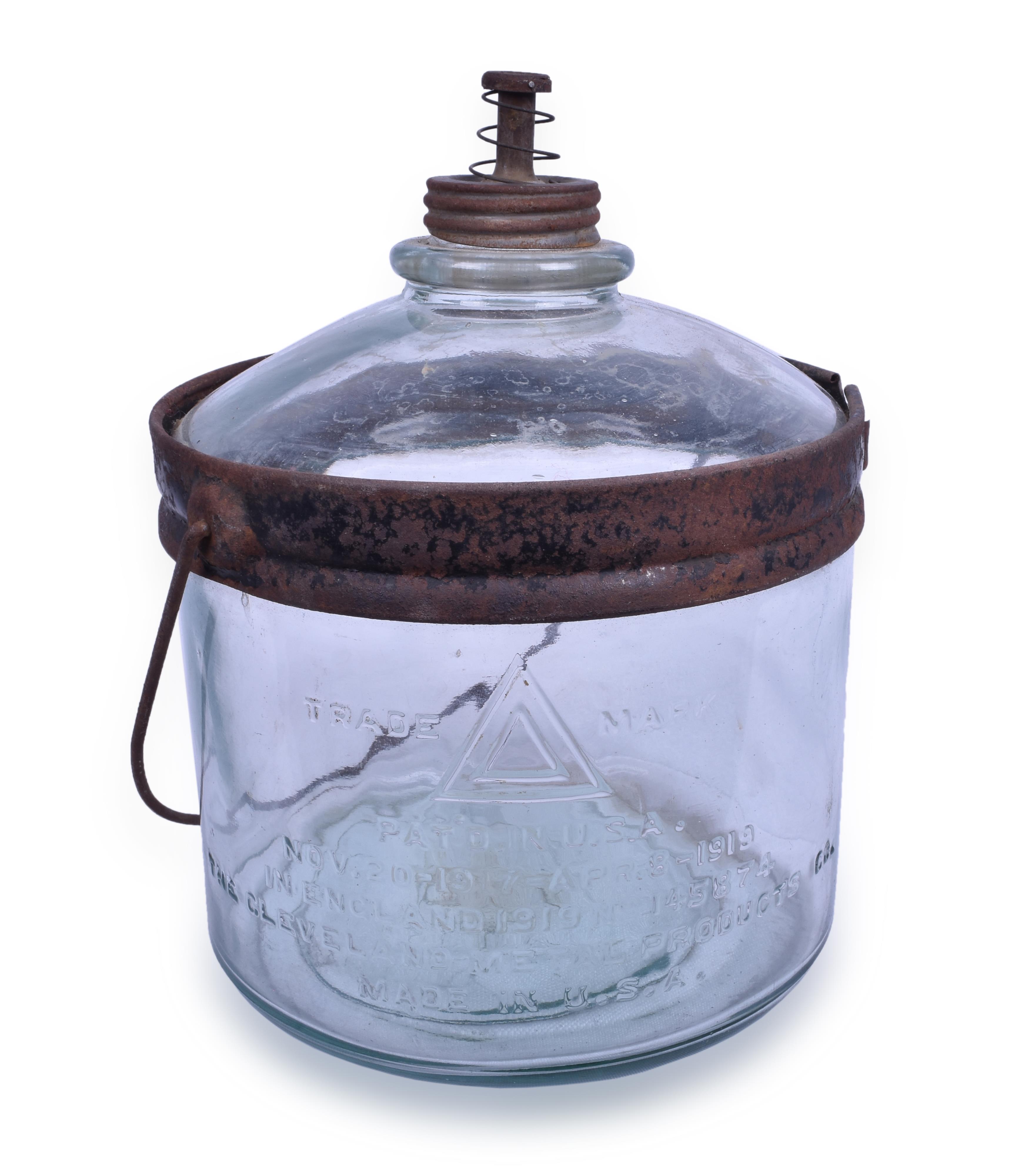 400 - Cleveland Metal Products Kerosene Glass Dispenser thumbnail