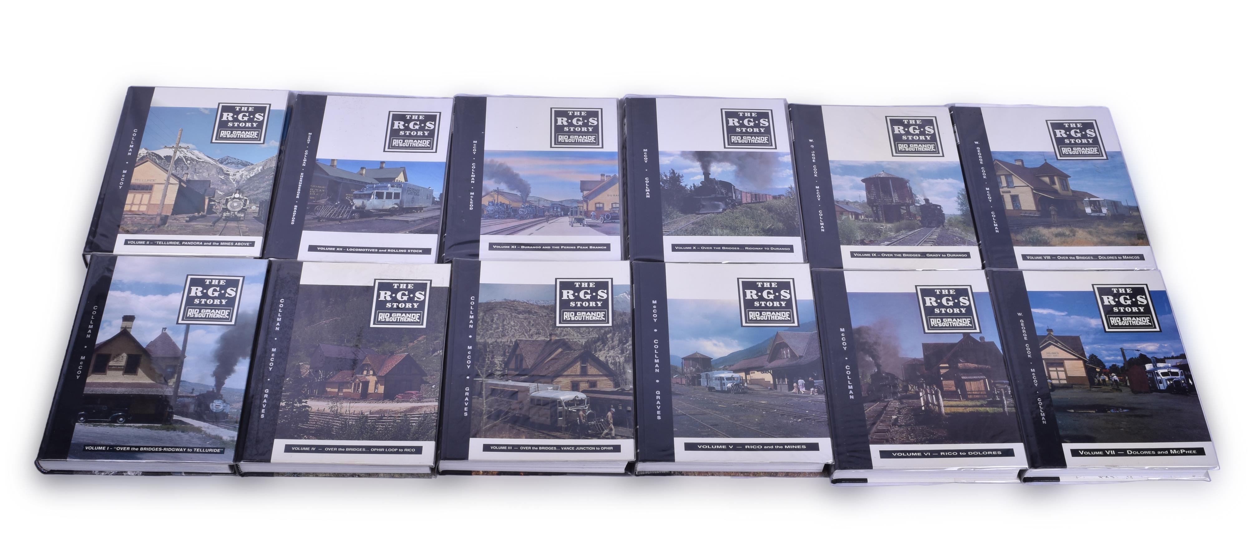 401 - The Rio Grande Southern Story; Volumes 1-12 by McCoy, Colman, Ehernberger, and Bradford. thumbnail