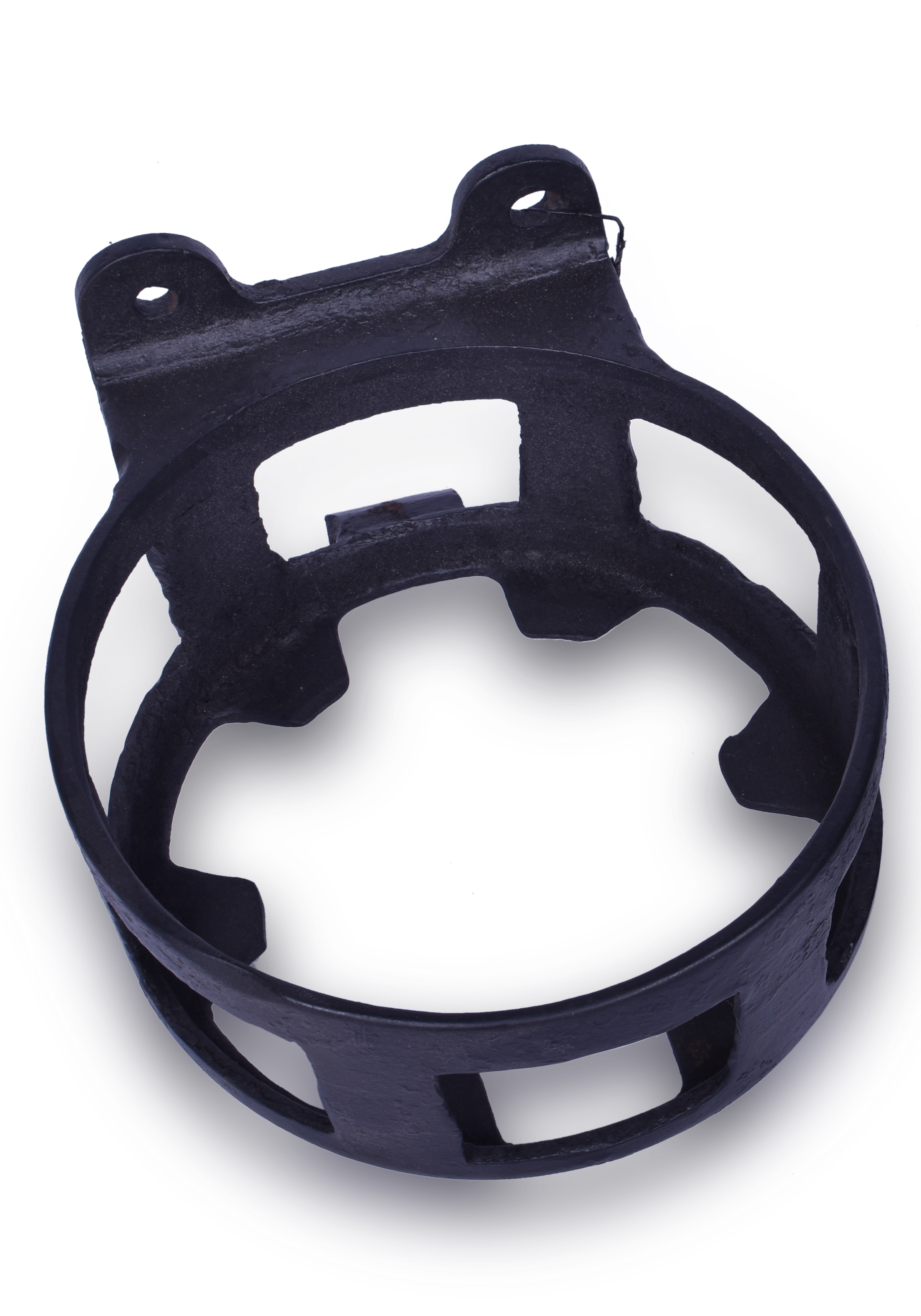 406 - Cast Iron Railroad Locomotive Lantern Holder thumbnail