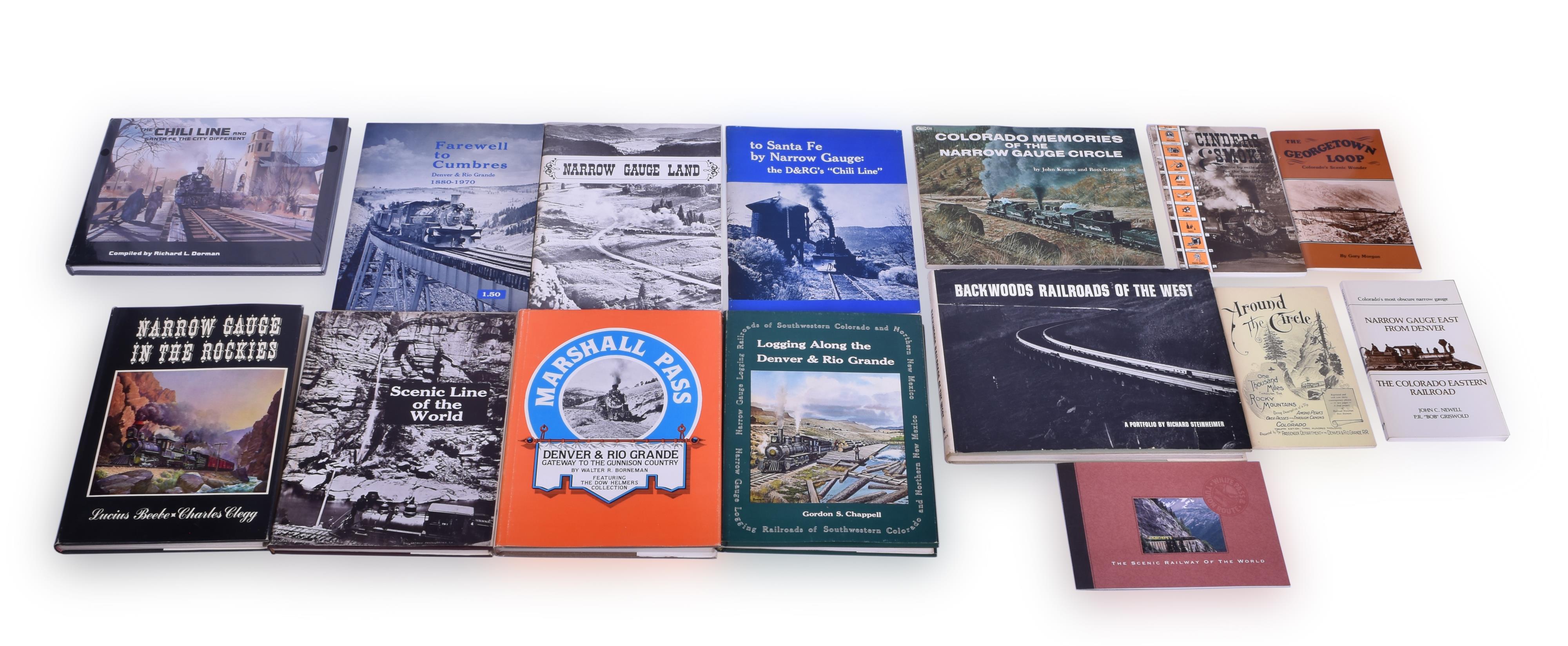 413 - Fifteen Rio Grande, White Pass, and Other Railroad Books thumbnail