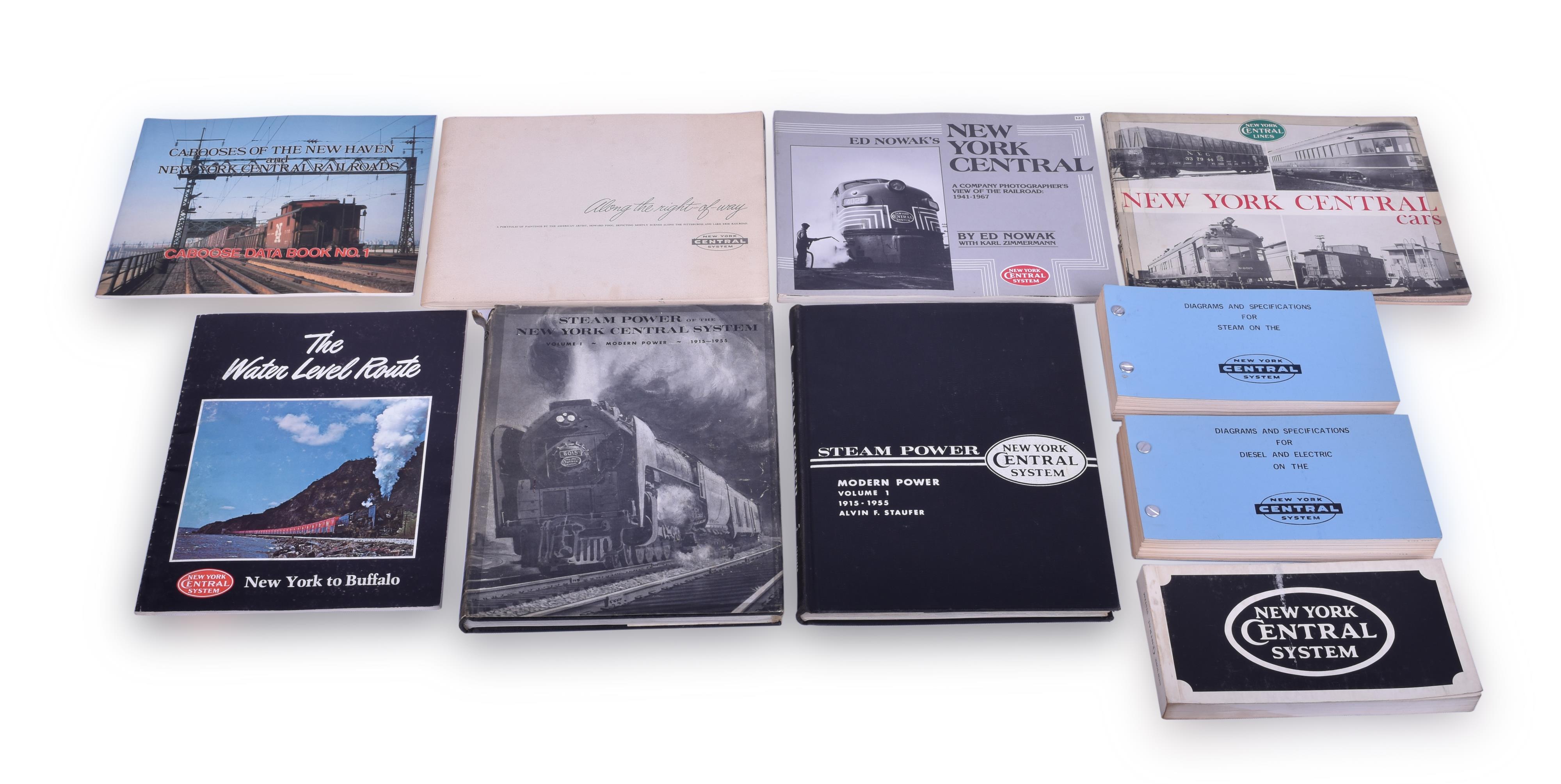 417 - Group of Ten New York Central and New Haven Railroad Books & Diagrams thumbnail