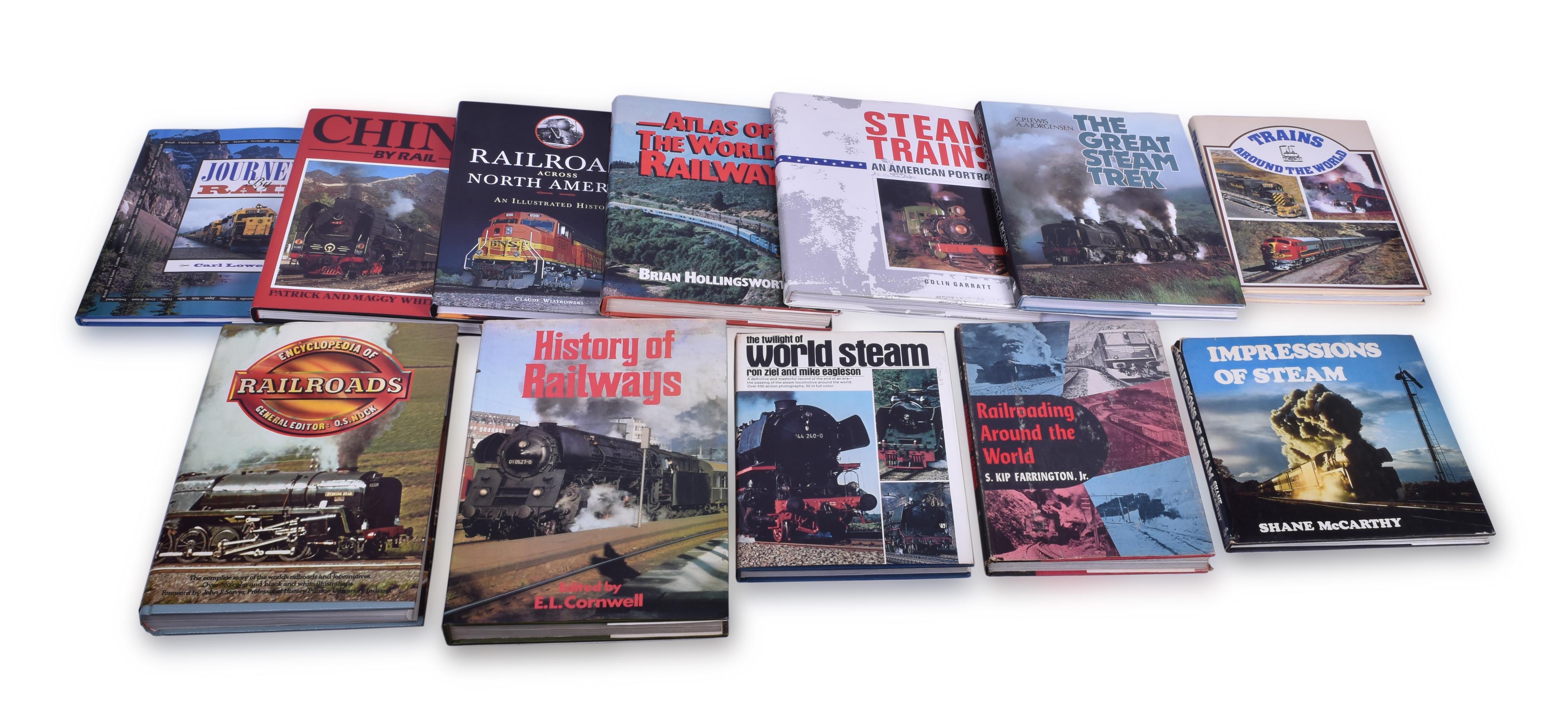 423 - Twelve North American and International Railroading Books thumbnail