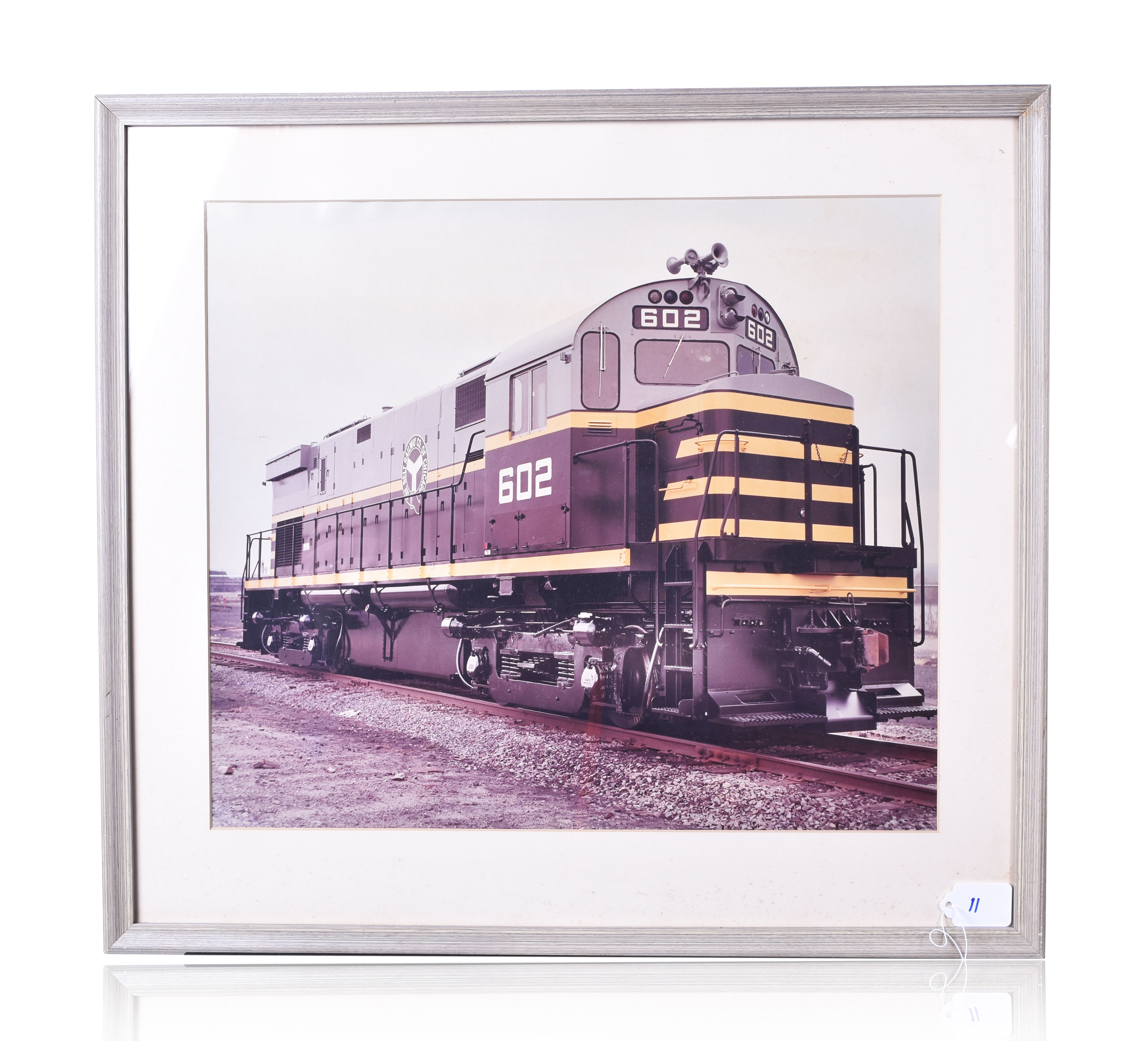 424 - Belt Railway of Chicago Railroad Alco C424 framed builders photograph thumbnail