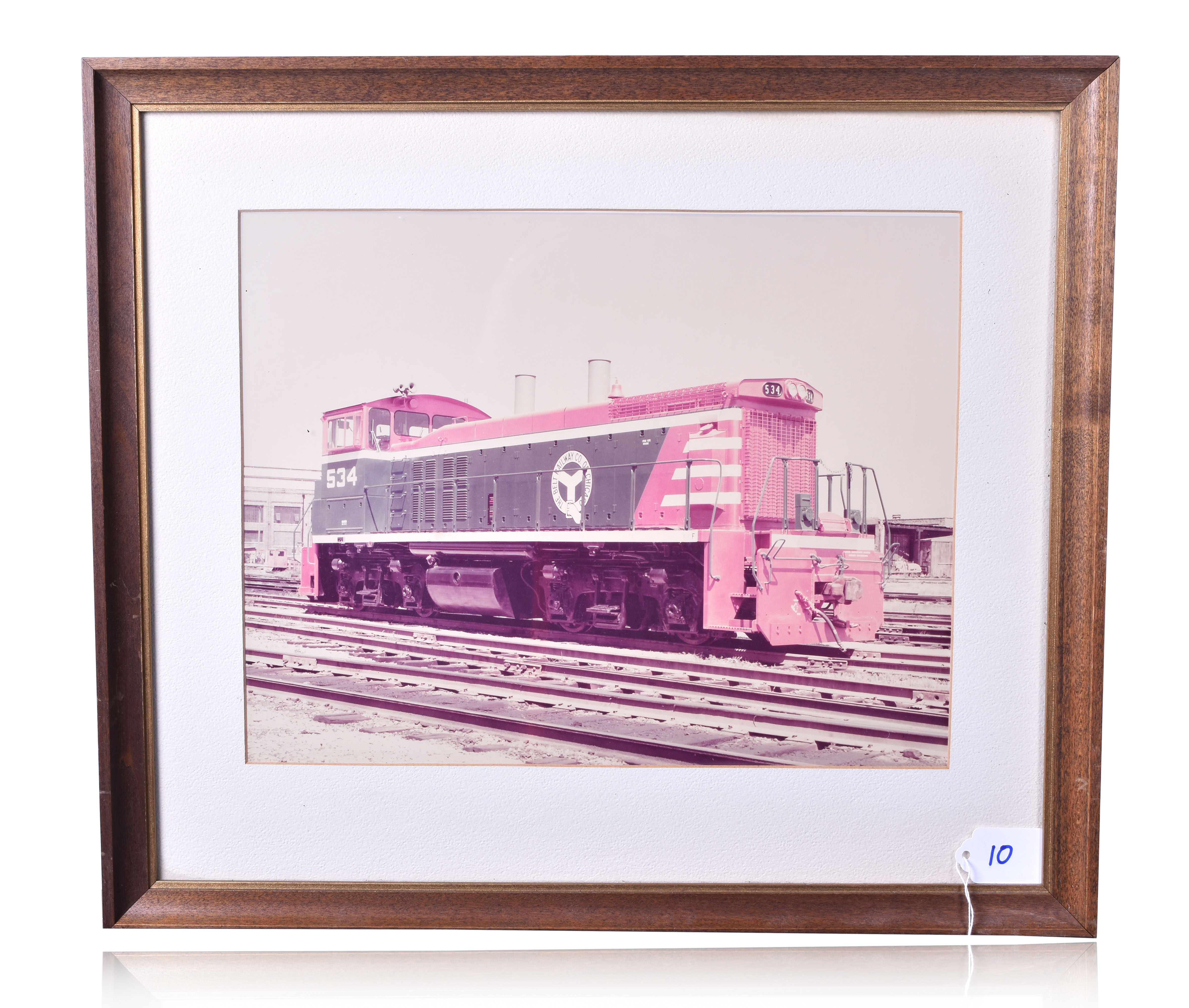 426 - Belt Railway of Chicago Railroad Bicentennial MP15DC Framed Builders Photograph thumbnail