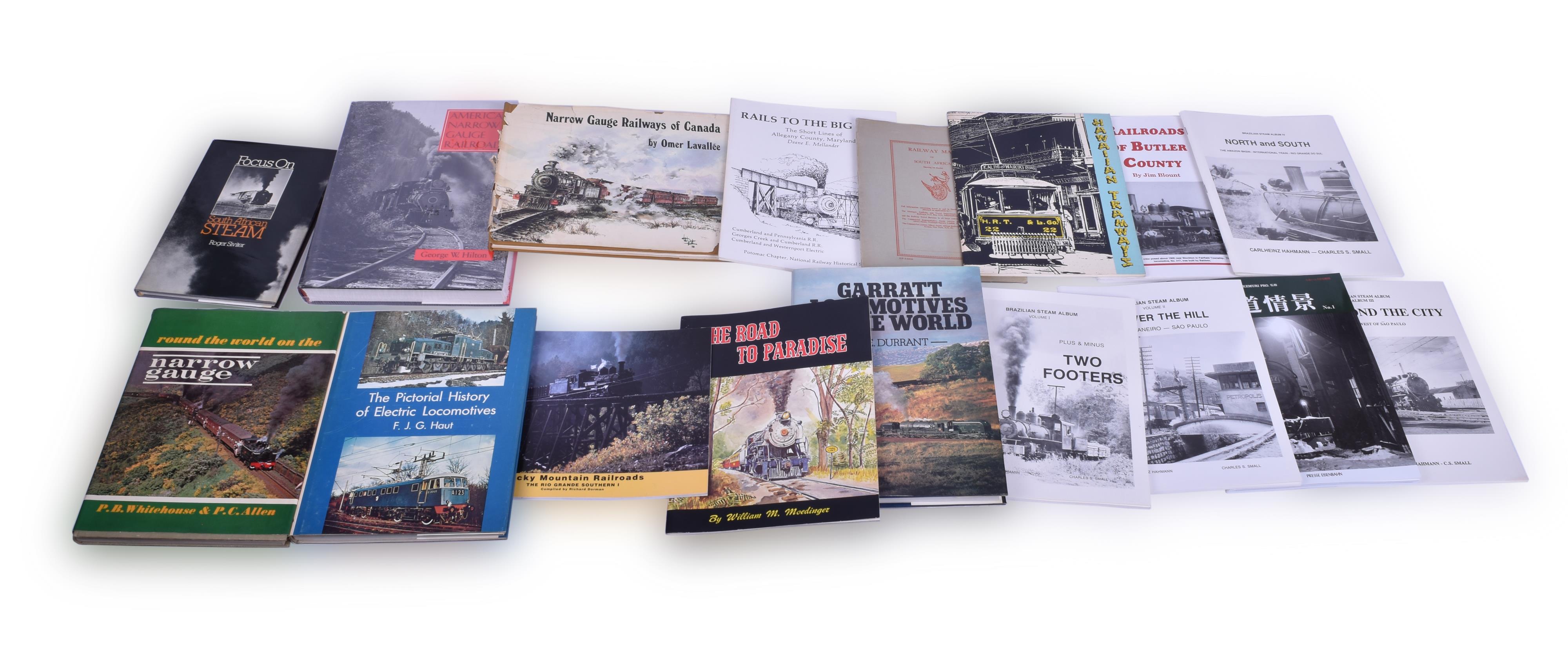 427 - Group of Sixteen International and Narrow Gauge Railroading Books thumbnail