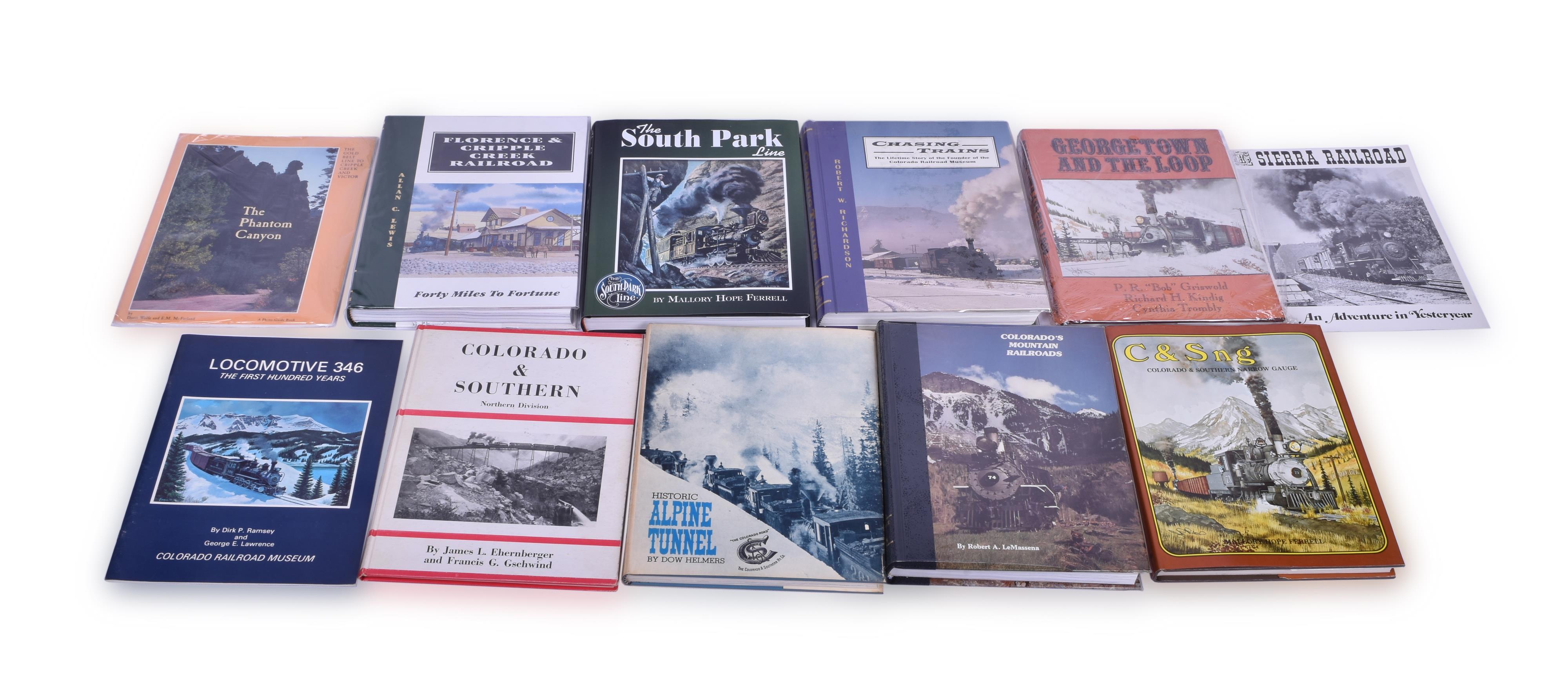 429 - Eleven Narrow Gauge Railroading Books Focused on Colorado and Other Narrow Gauge Lines thumbnail