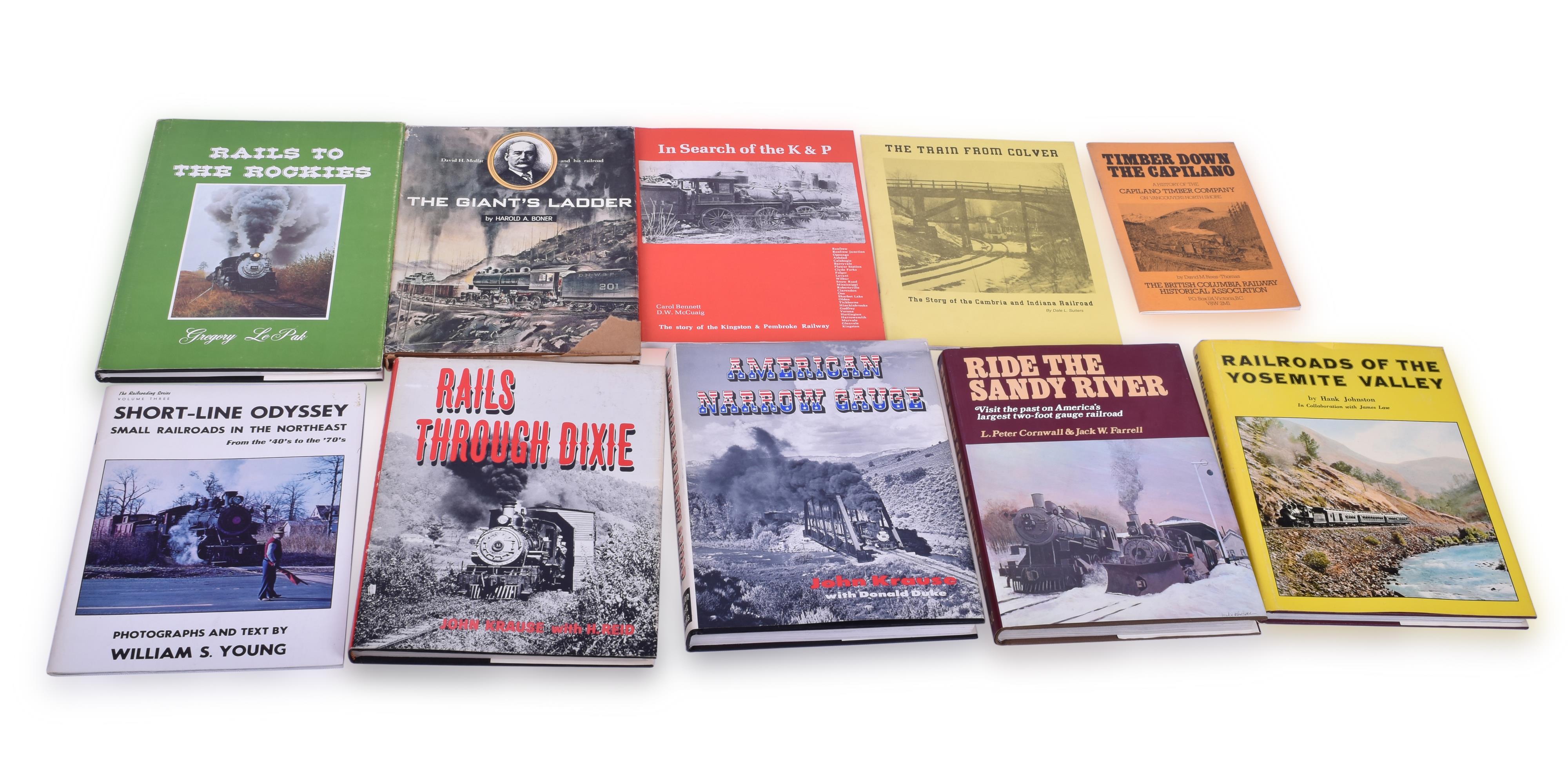 431 - Group of Ten Narrow Gauge and Other Railroading Books thumbnail